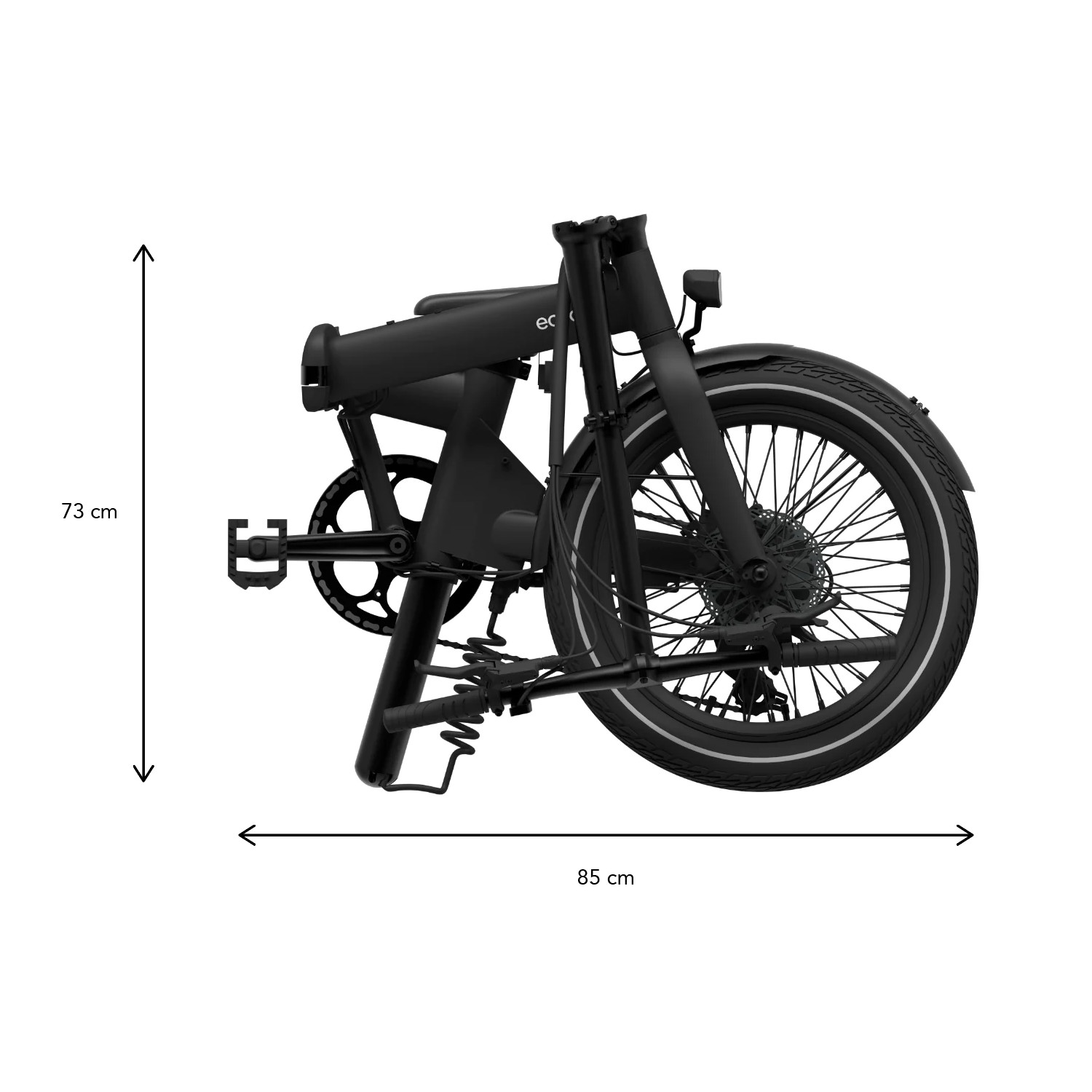 Eovolt Afternoon V2 E-Bike Faltrad 20" schwarz