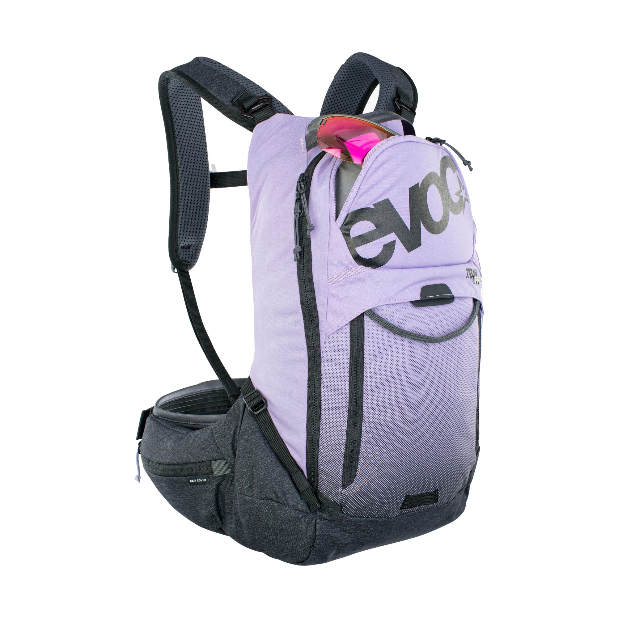 Evoc Trail Pro 16 Protektorrucksack schwarz-lila (L/XL)