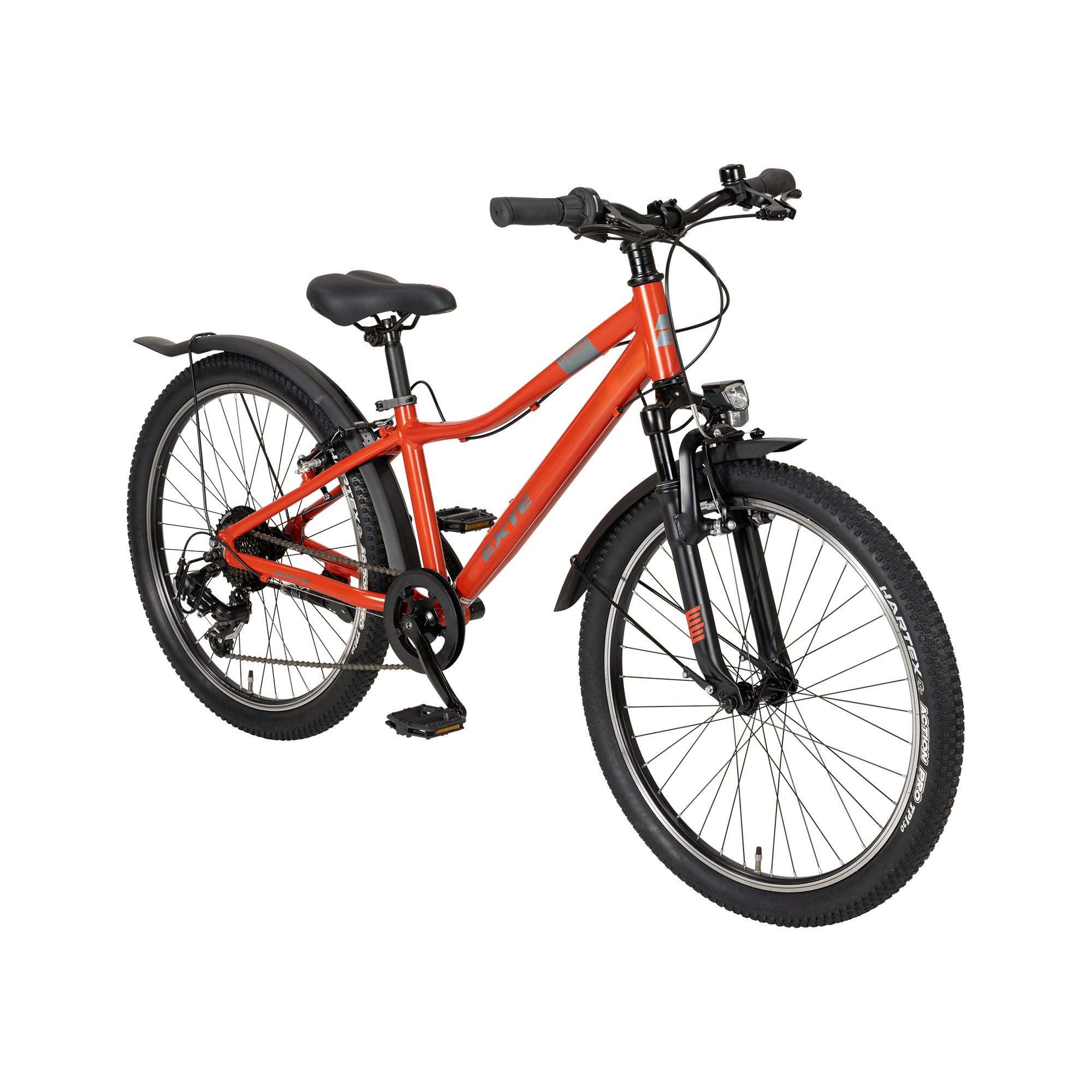 EXTE Tornado Jugendfahrrad ATB Trapez 24" orange