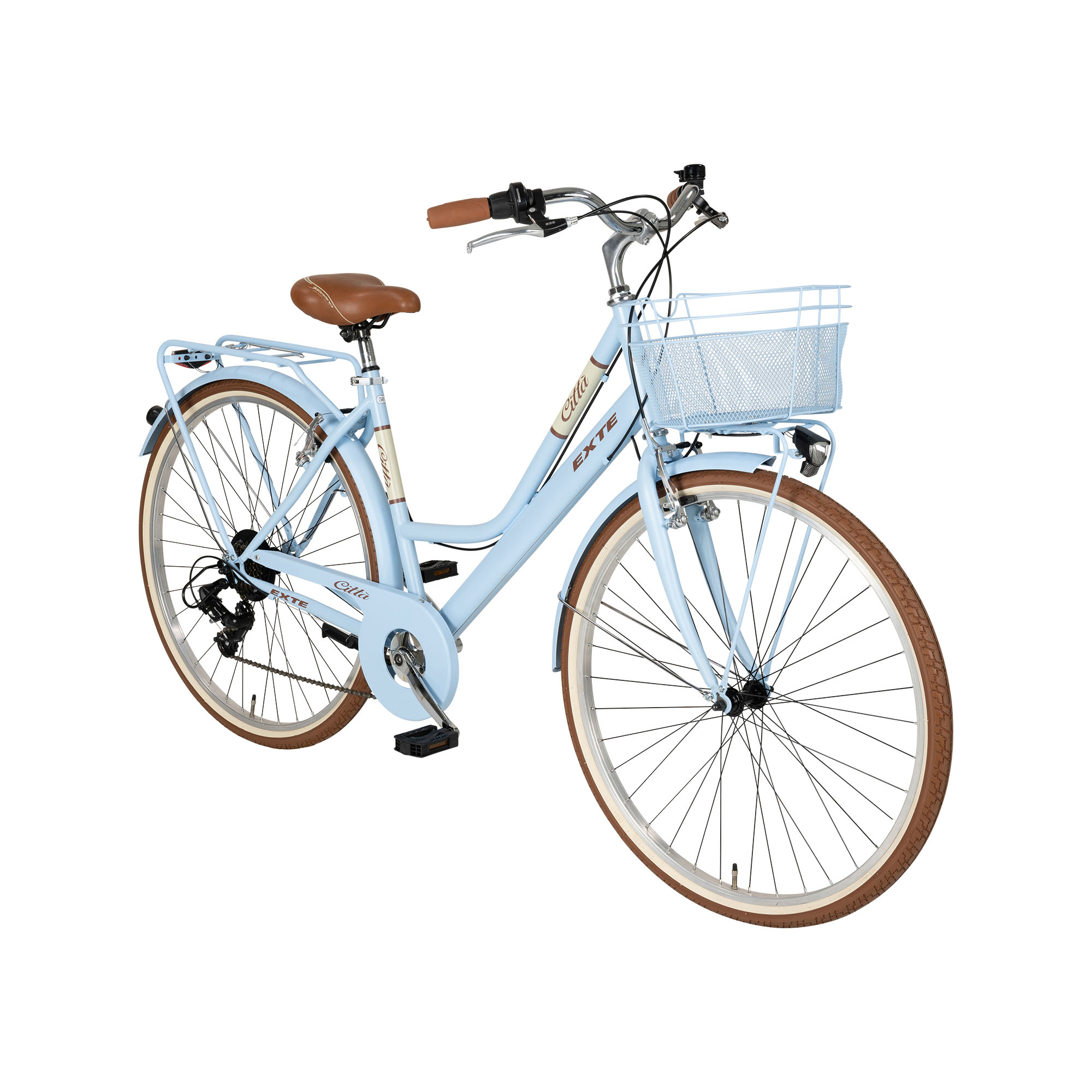 EXTE Citta Cityrad Tiefeinsteiger 28" blau
