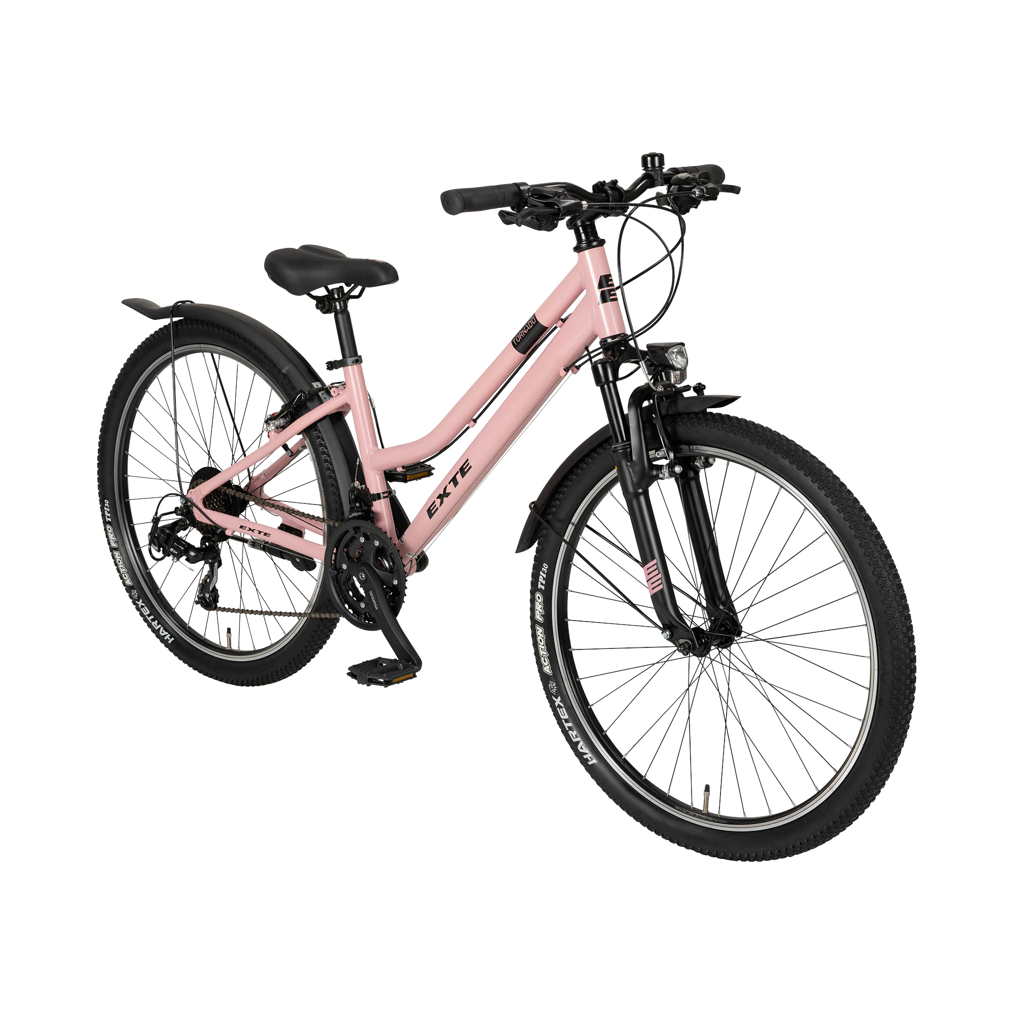 EXTE Tornado Jugendfahrrad ATB Tiefeinsteiger 26" rosa