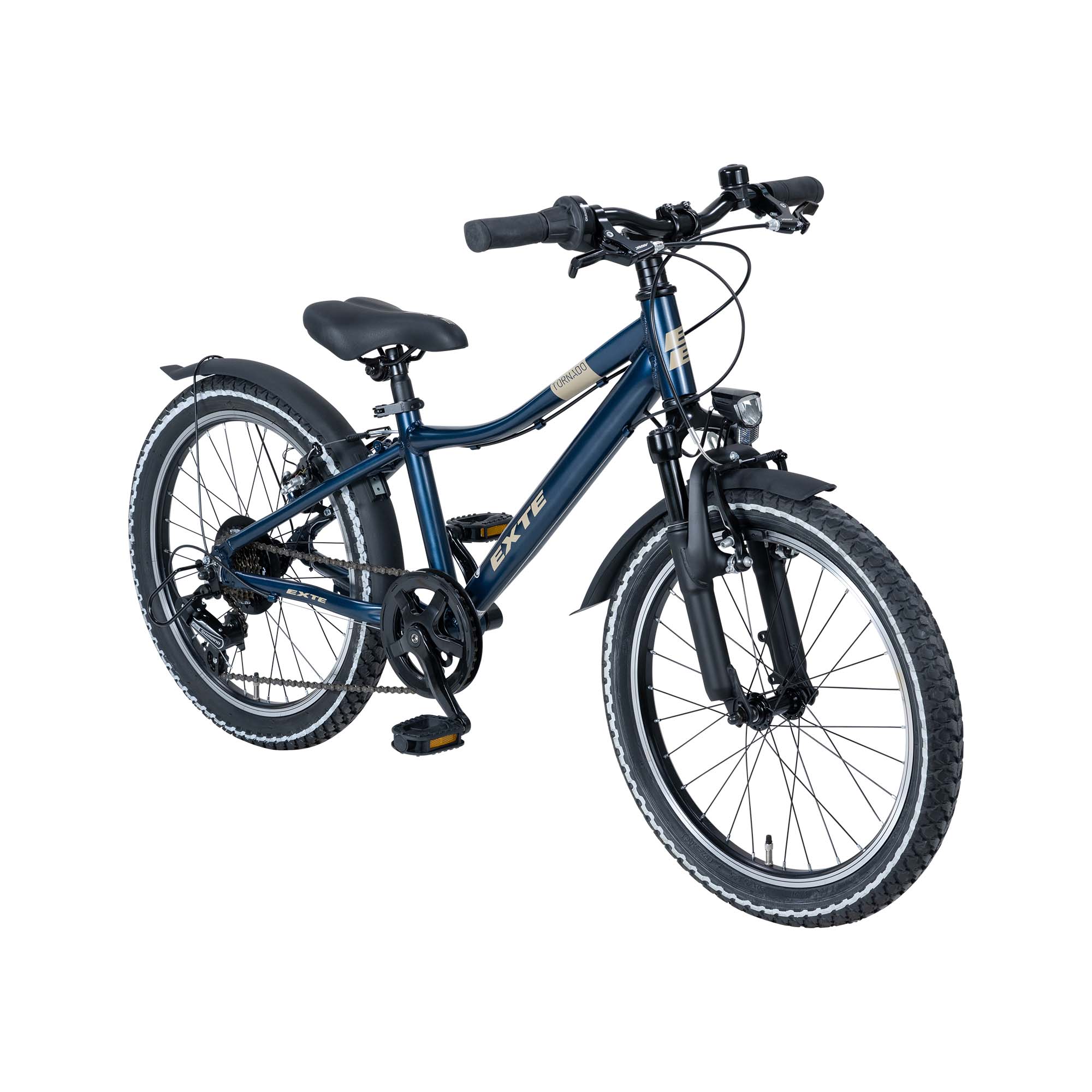 EXTE Tornado Kinderfahrrad 20" blau