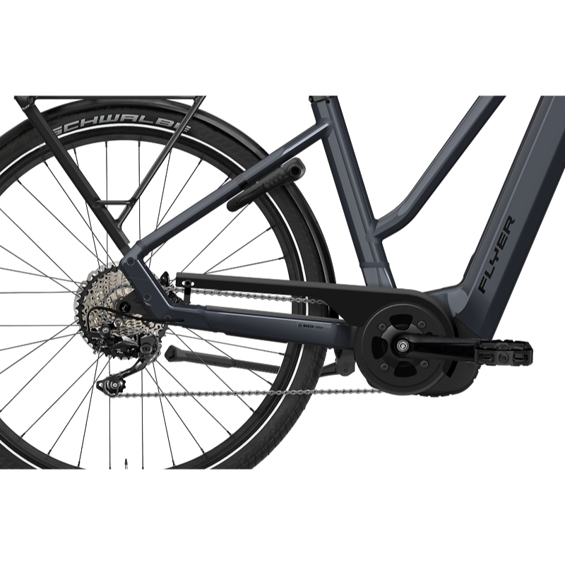 Flyer Gotour 7.10 E-Bike Trekkingrad Tiefeinsteiger 29" grau