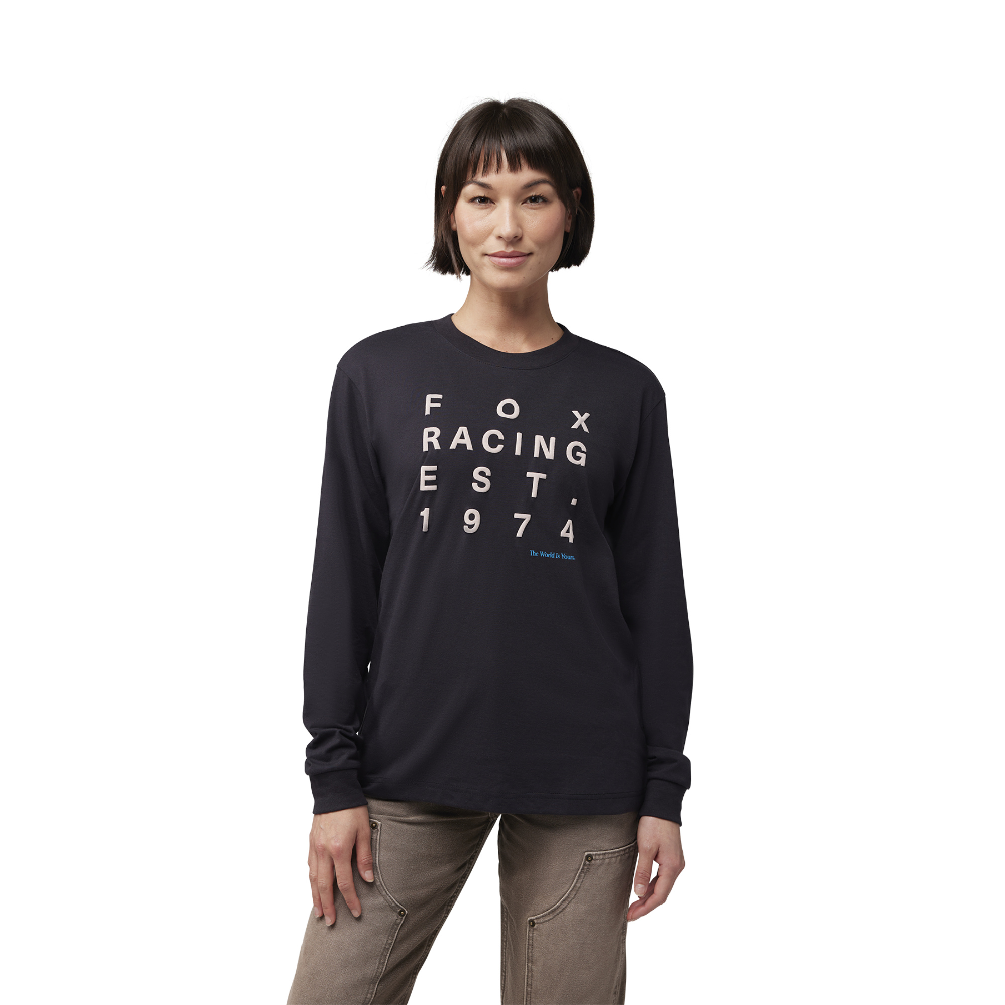 Fox W Est. 1974 LS Tee Rad Shirt langarm Damen