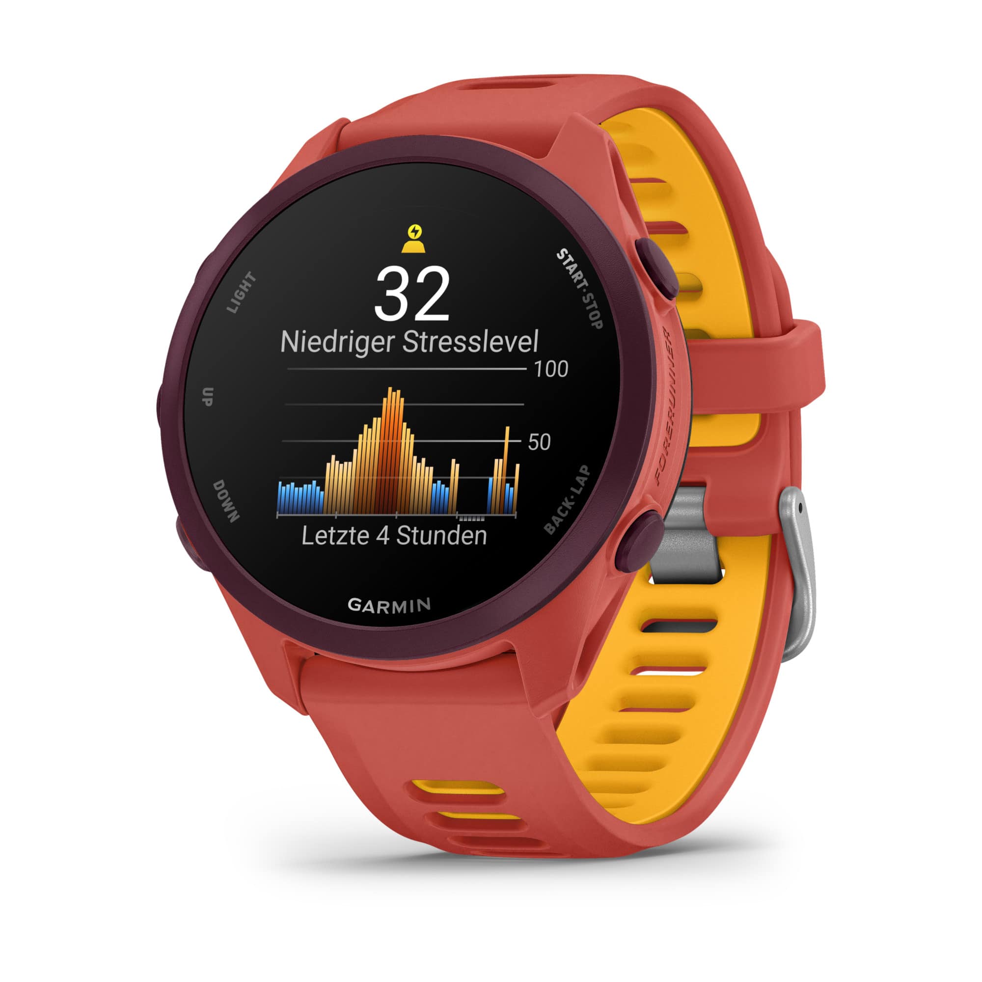 Garmin Forerunner 170 Music Smartwatch rot/gelb