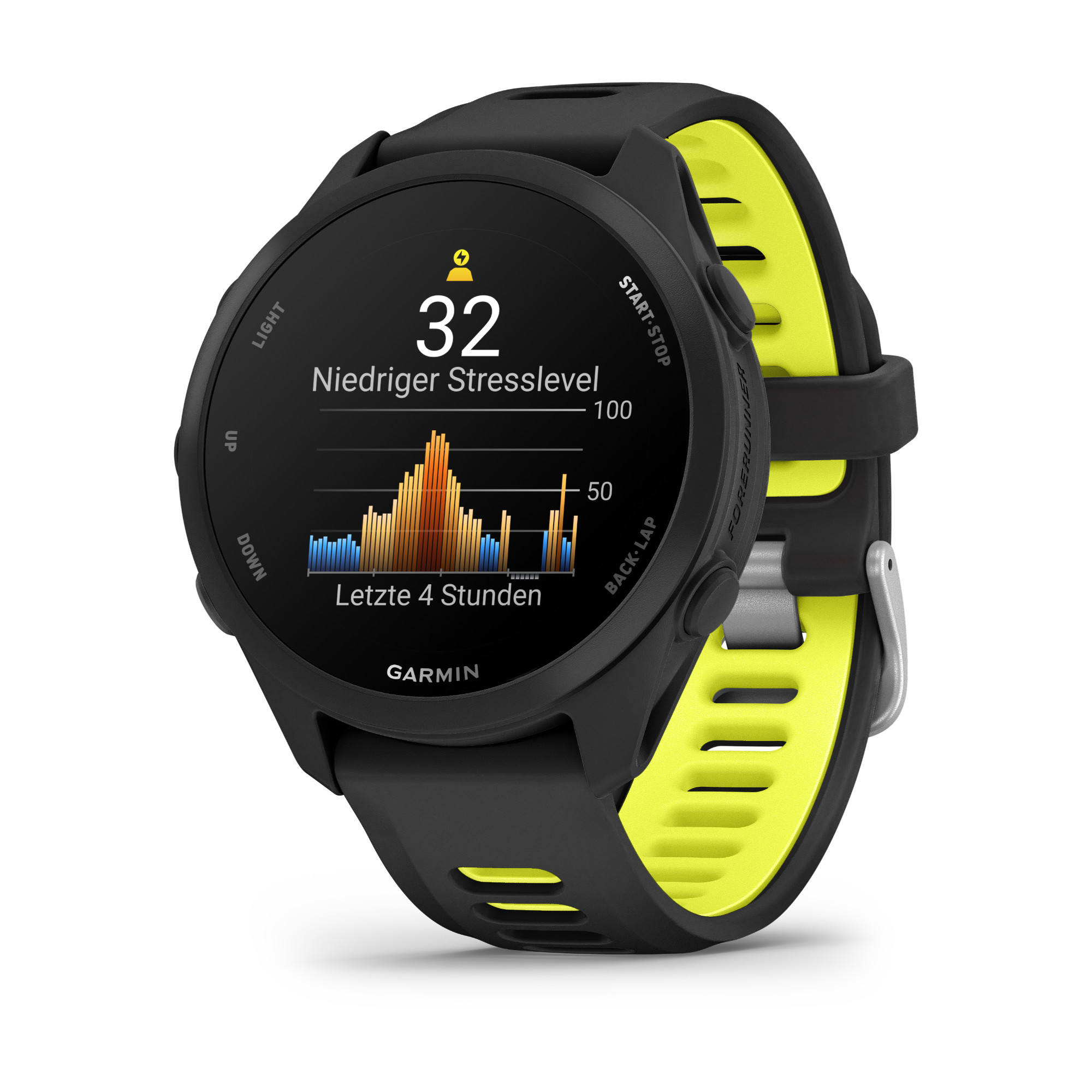 Garmin Forerunner 170 Music Smartwatch schwarz/gelb