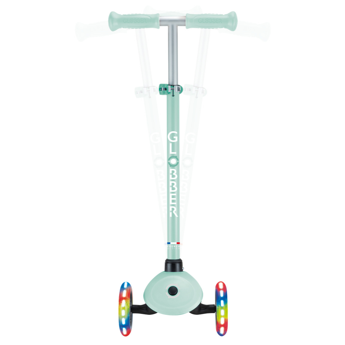 Globber Primo Lights Kinderroller mint