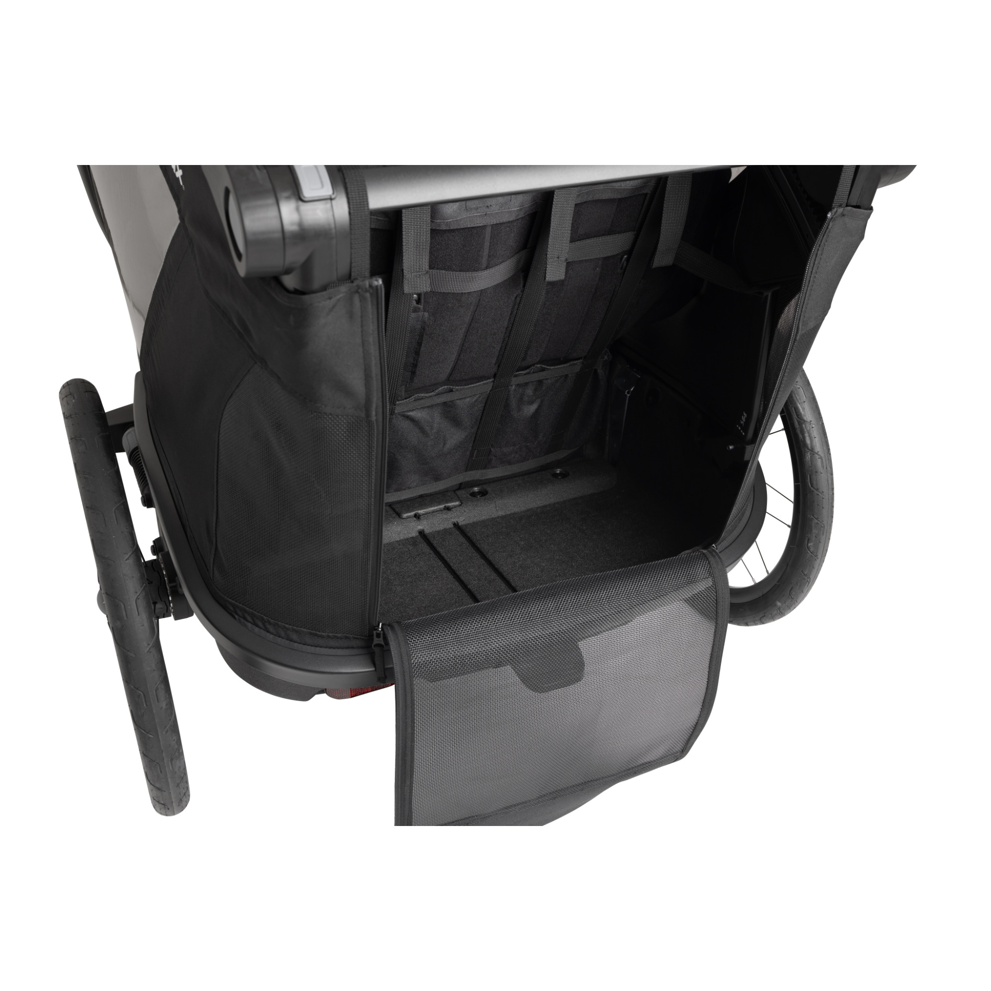 Hamax Outback Next Fahrradanhänger Kinder 2 schwarz