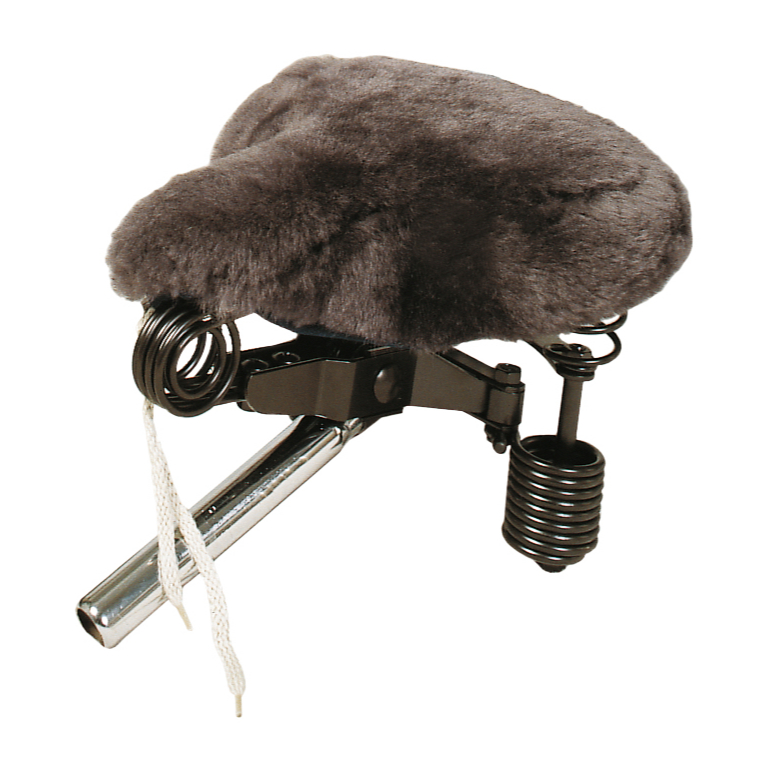 Heitmann Schafsfell Sattelbezug Fahrrad
