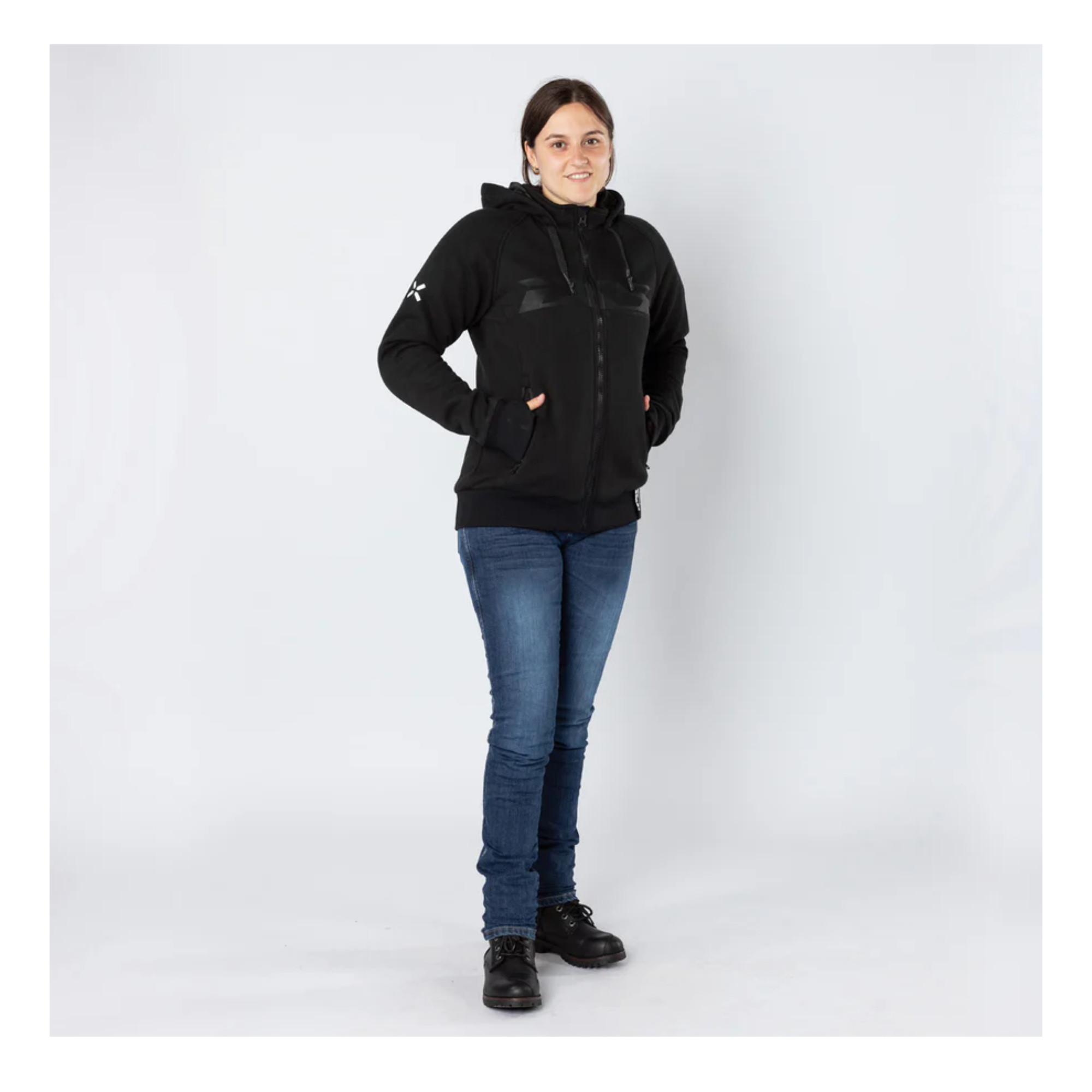 IXS Rapid 1.0 Hoodie Motorradjacke Damen Textil