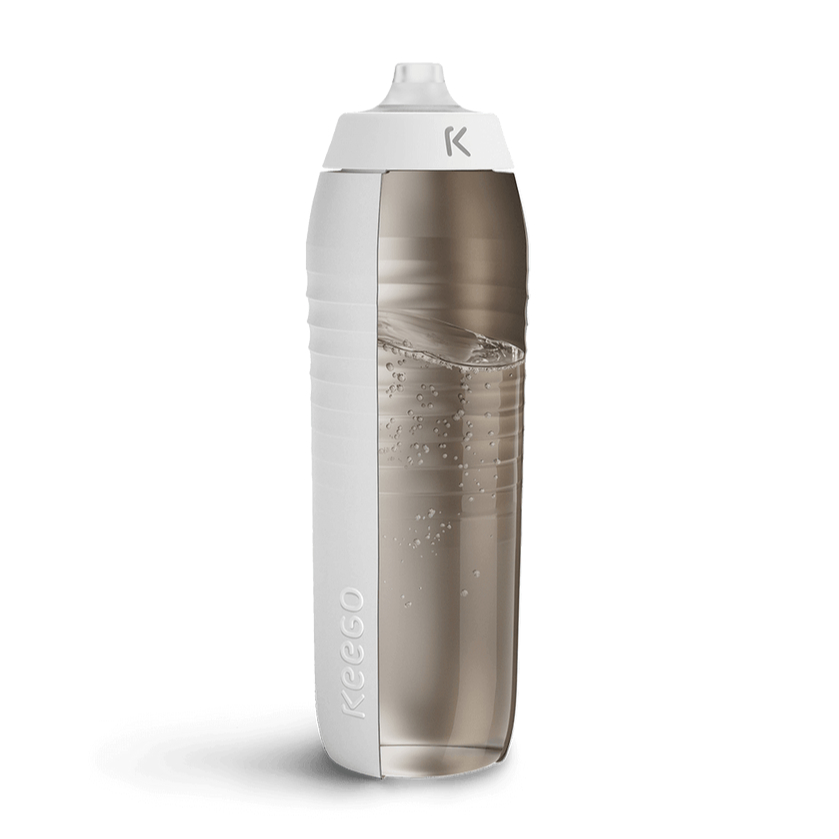 Keego Fahrrad Trinkflasche 750 ml weiß