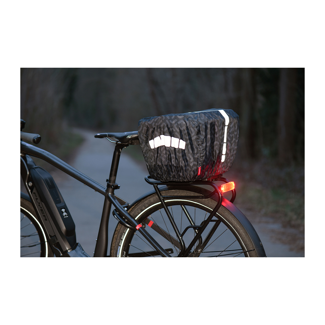 KLICKfix Rain Cover XL Regenhülle für Gepäckträgerkorb