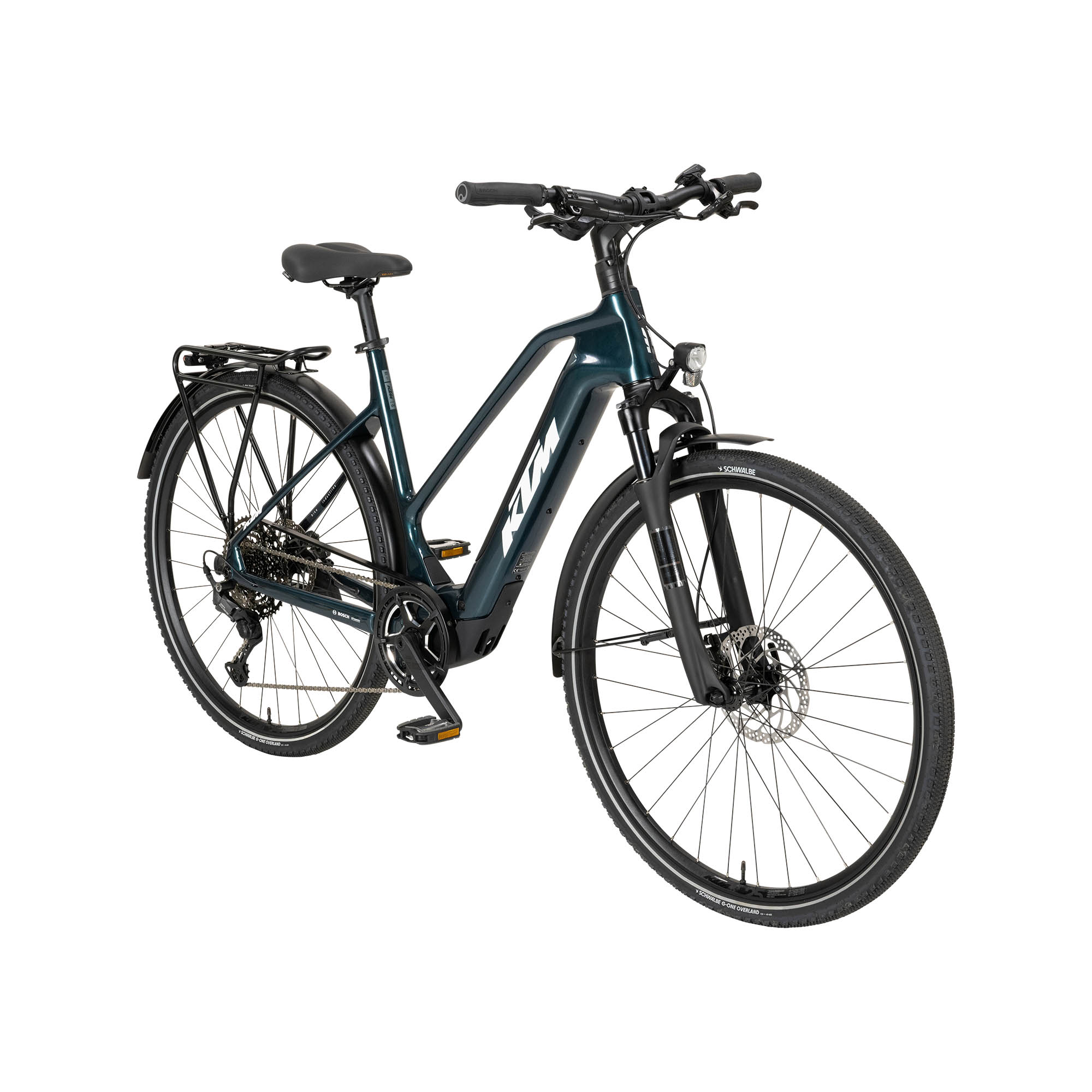 KTM Macina SX Carbon Lite E-Bike Trekkingrad Trapez 28" grün