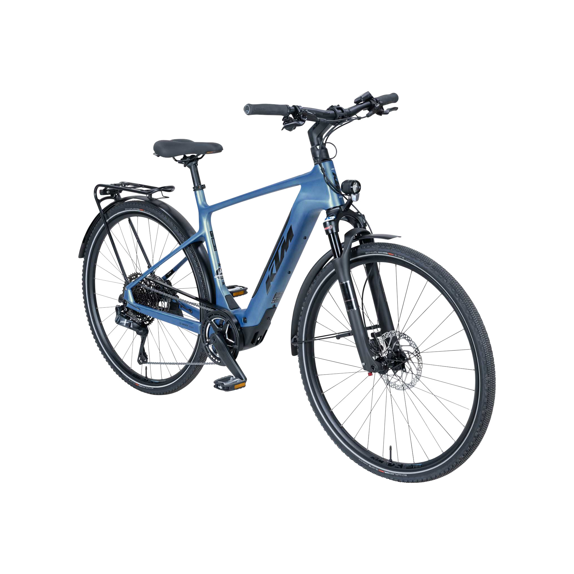 KTM Macina Sport SX Elite Di2 E-Bike Trekkingrad Herren 28" blau