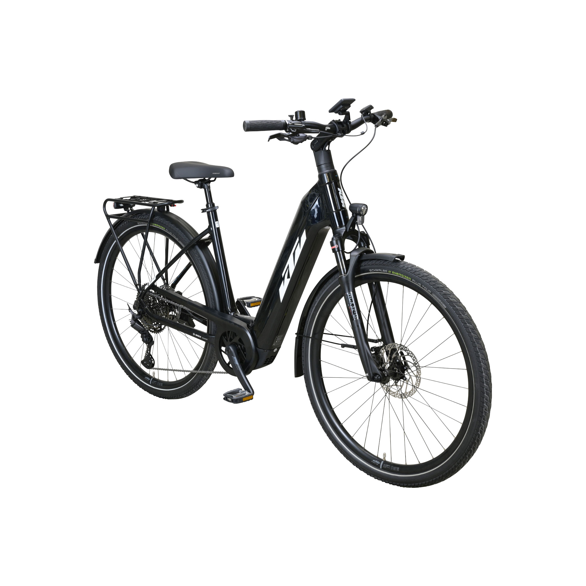 KTM Macina Ultimate Pro 750 E-Bike Trekkingrad Tiefeinsteiger 28" schwarz