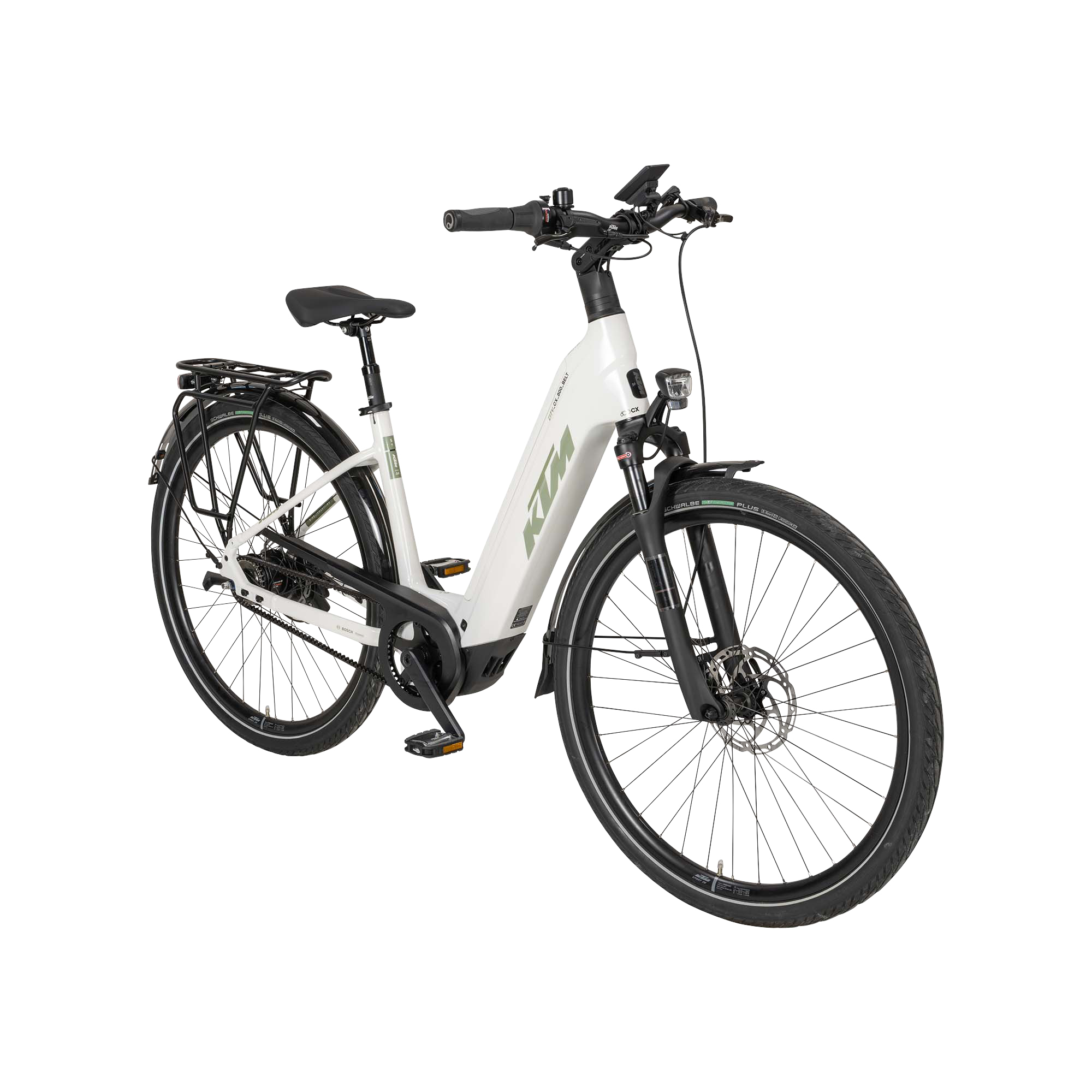 KTM Macina City 800 Belt E-Bike City Bike 28" weiß
