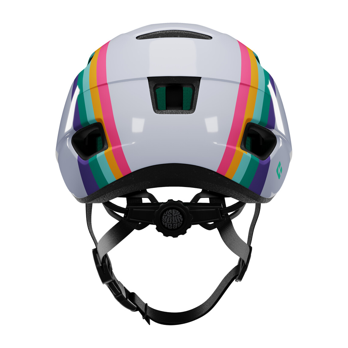 Lazer Pnut 2.0 KinetiCore Fahrradhelm Kinder Rainbow