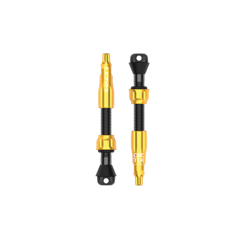 Lezyne CNC TLR Pro Tubeless Ventil gold (2 Stk.)