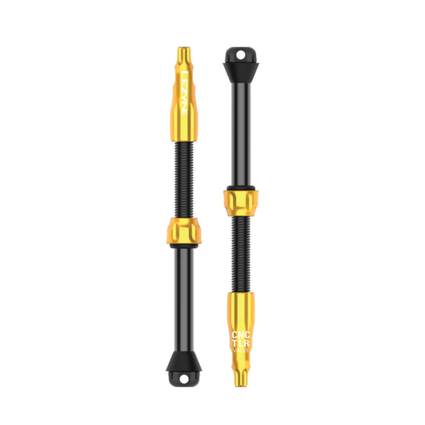 Lezyne CNC TLR Pro Tubeless Ventil gold (2 Stk.)