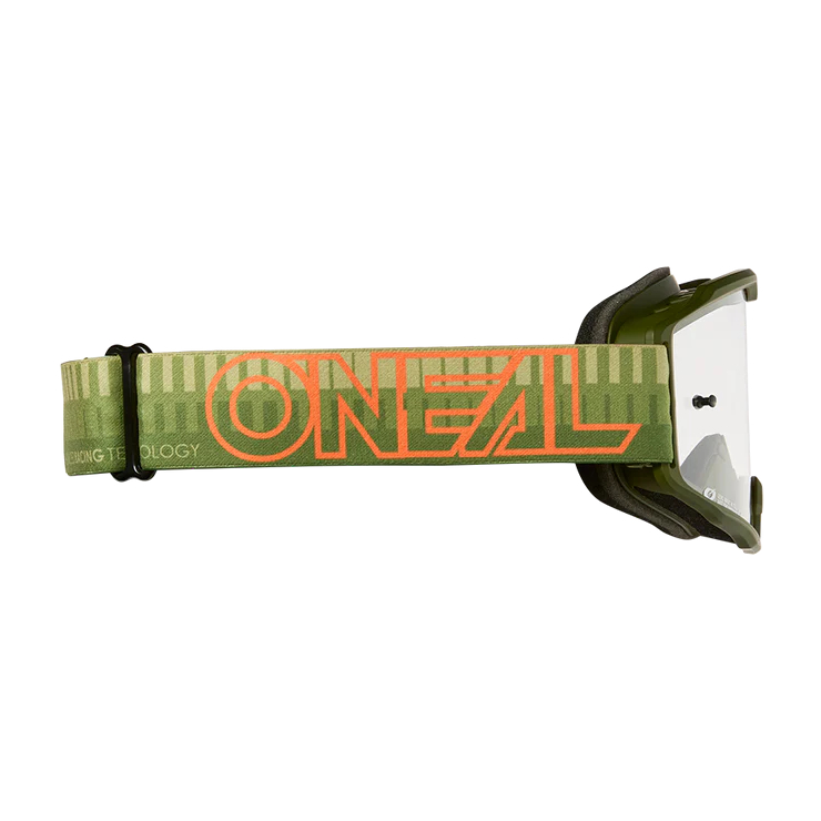 ONeal B-10 Striped Goggle oliv