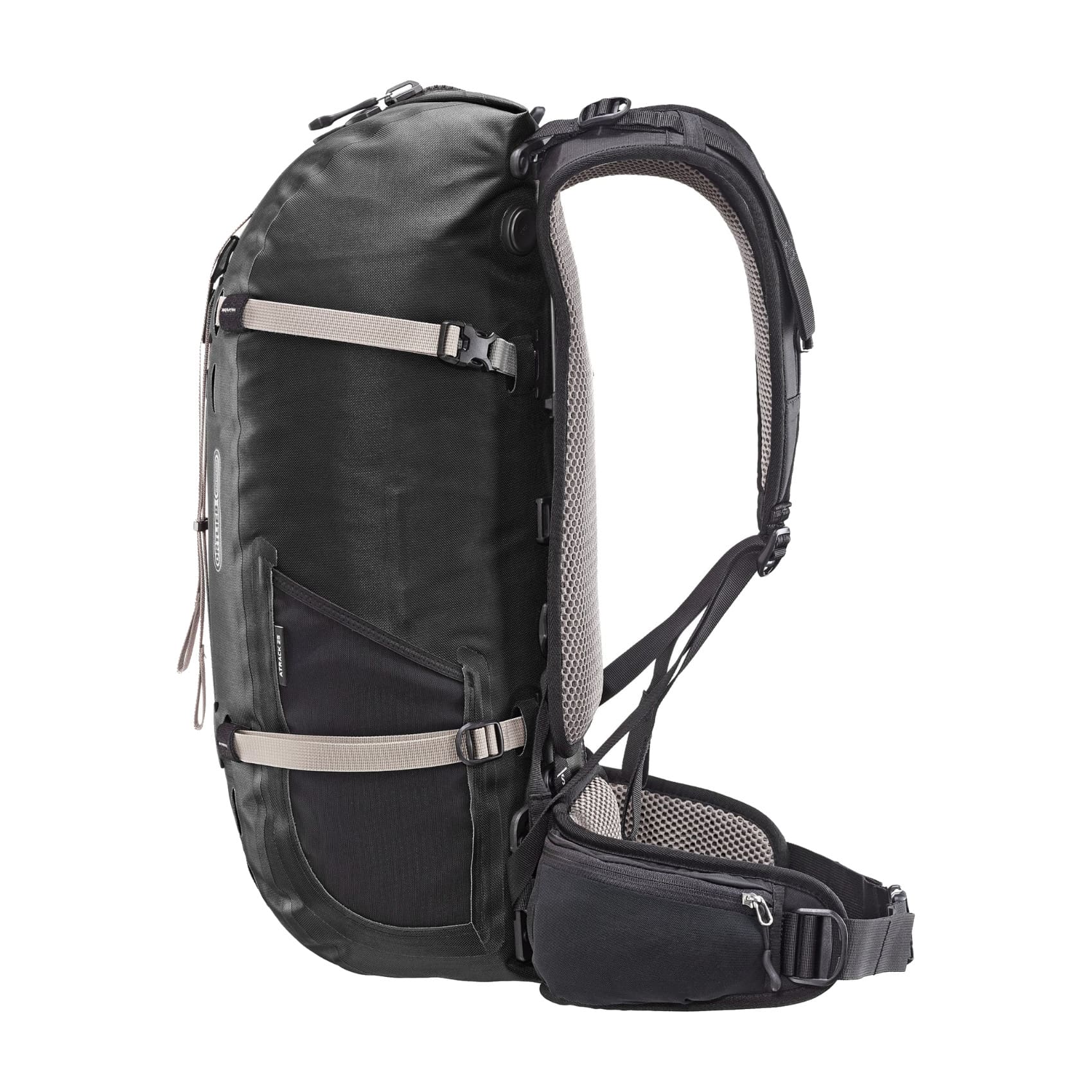 Ortlieb Atrack 25 l Outdoor-Rucksack schwarz/beige