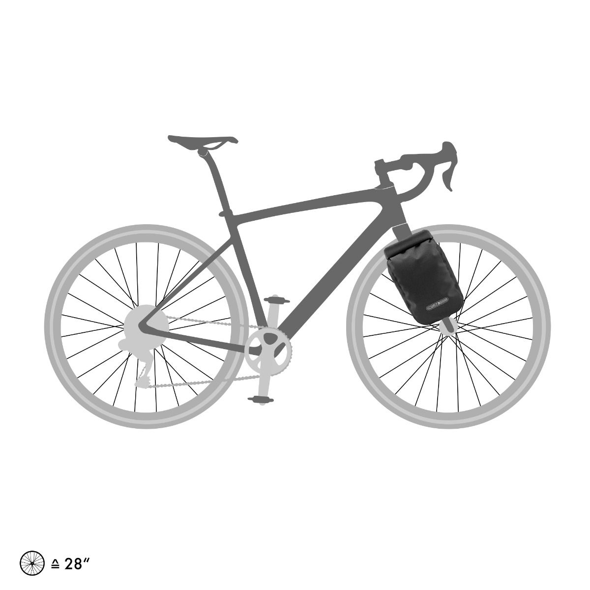 Ortlieb Fork-Pack Plus Bikepacking-Gabeltasche (5,8 l)