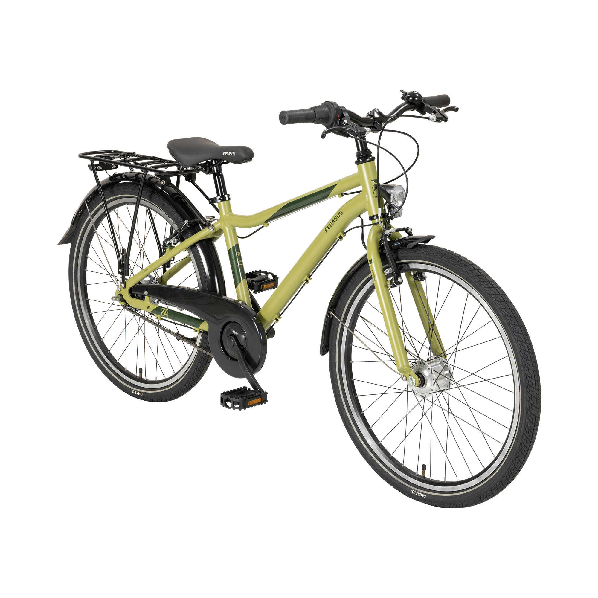 Pegasus Arcona 7 Alu Jugendfahrrad 24" grün