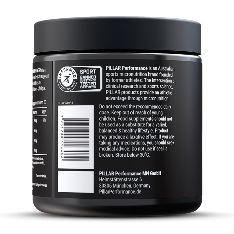 Pillar Performance Triple Magnesium Pulver Dose (200 g) + Shaker (500 ml)