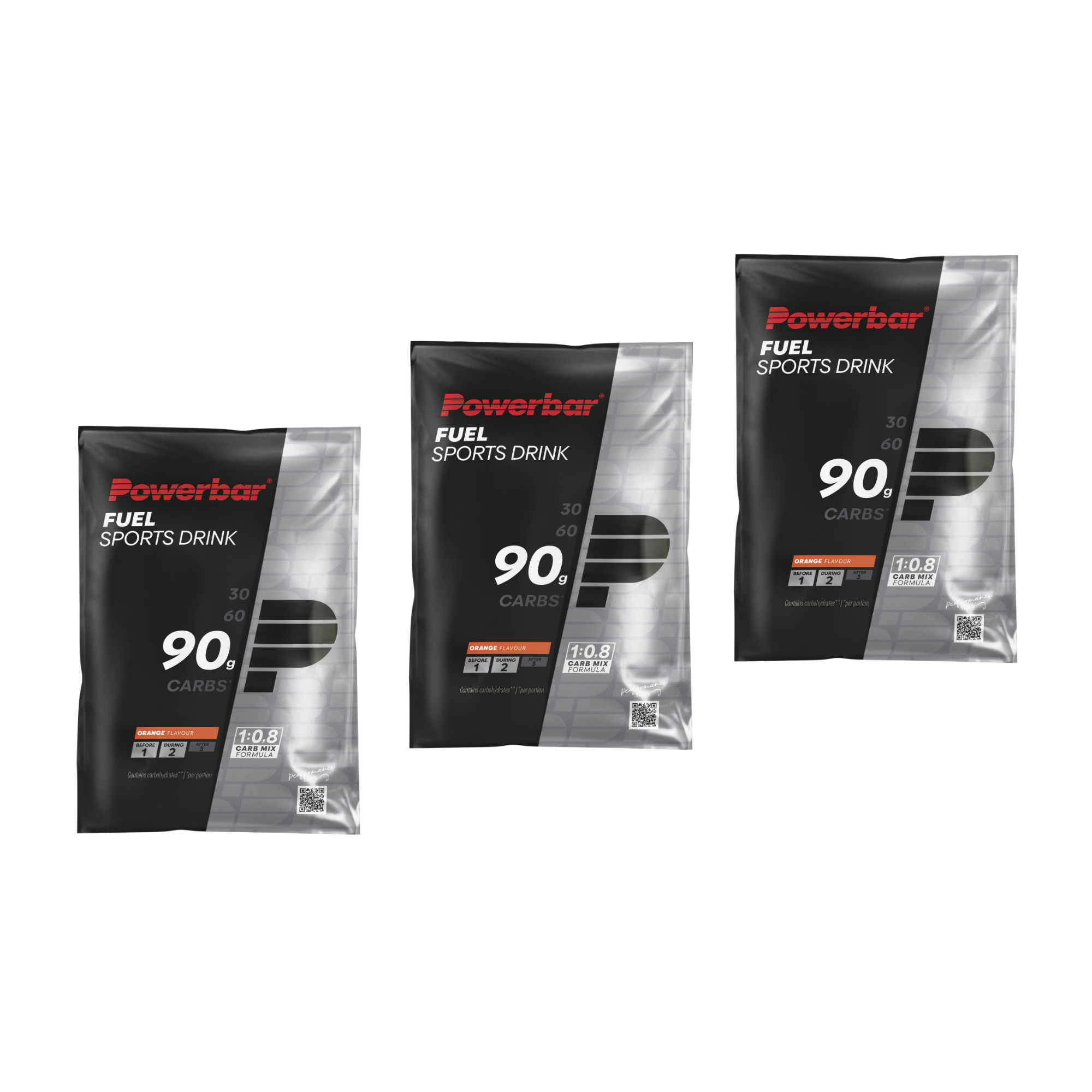 Powerbar Black Line Fuel 90 Sports Drink Sportgetränkepulver 3er-Set (3x94 g)