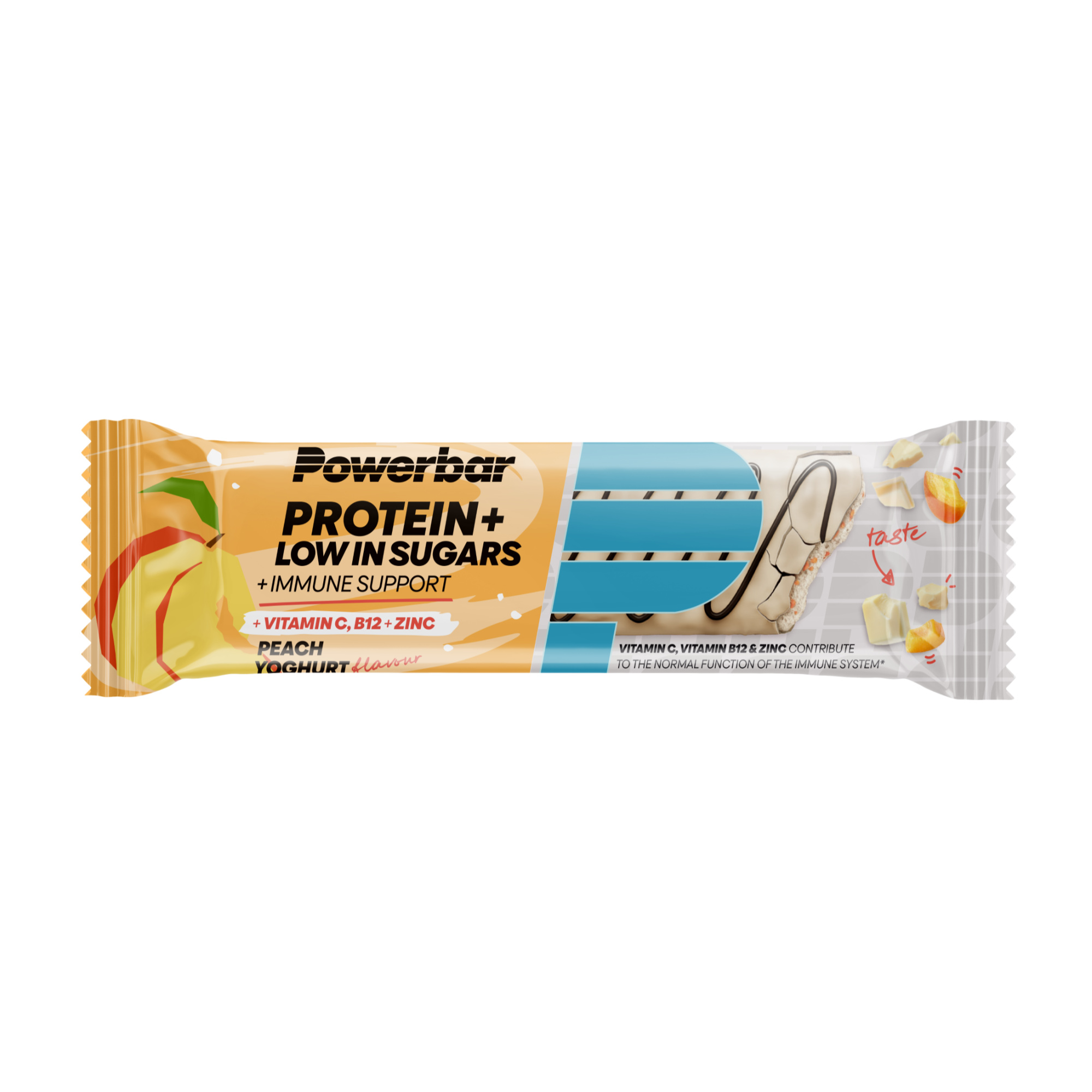 Powerbar Protein Plus Low in Sugars Immune Support Eiweißriegel Box (16 x 35 g)