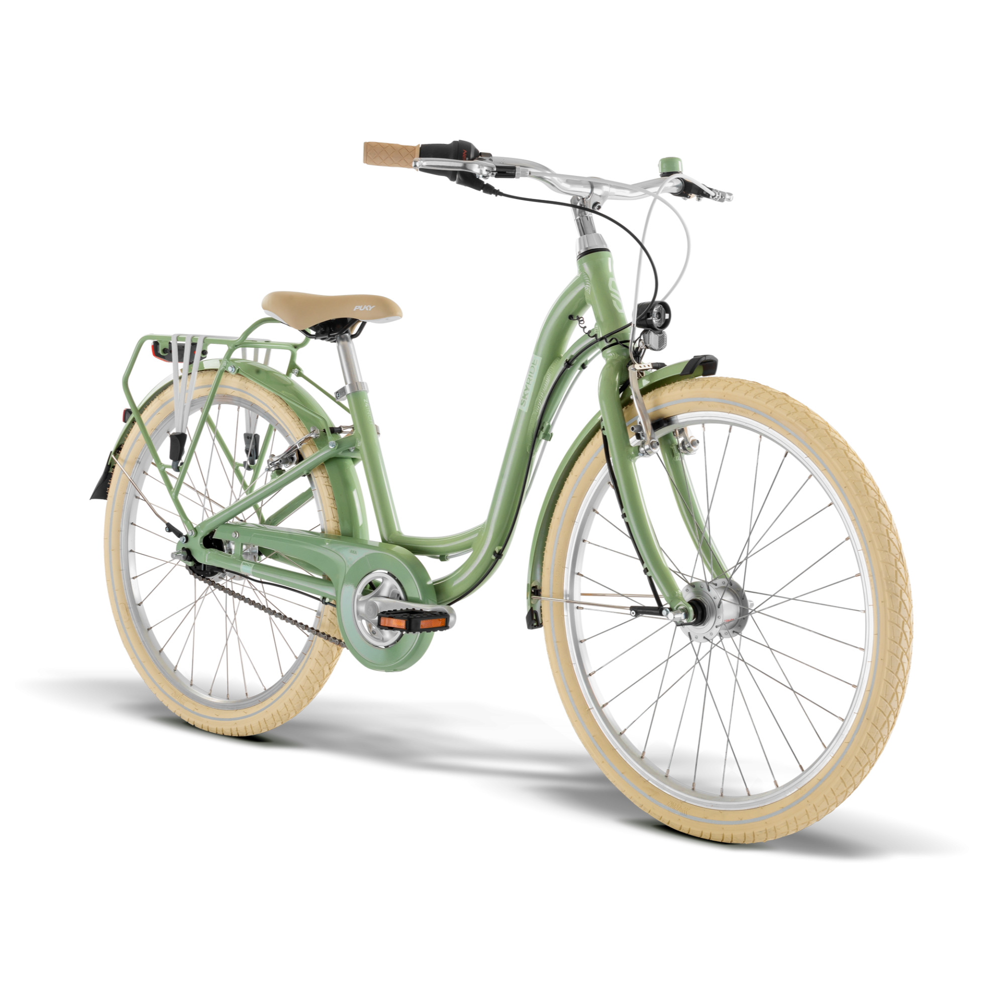Puky Skyride 24-7 Classic Jugendfahrrad Tiefeinsteiger 24" grün