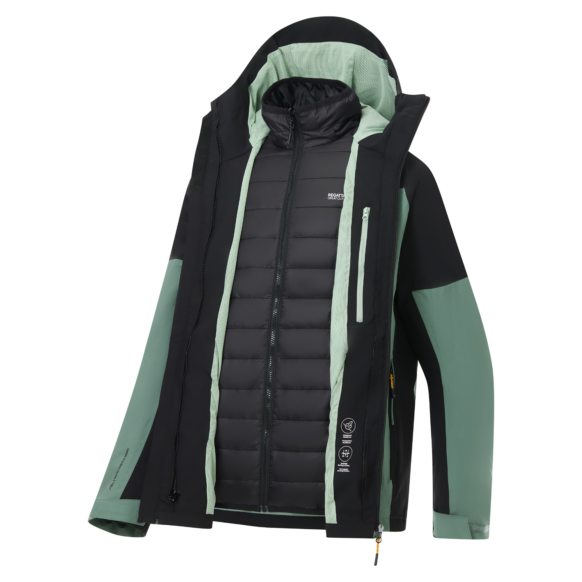 Regatta Wentwood 3-in-1 Fahrrad Winterjacke Herren