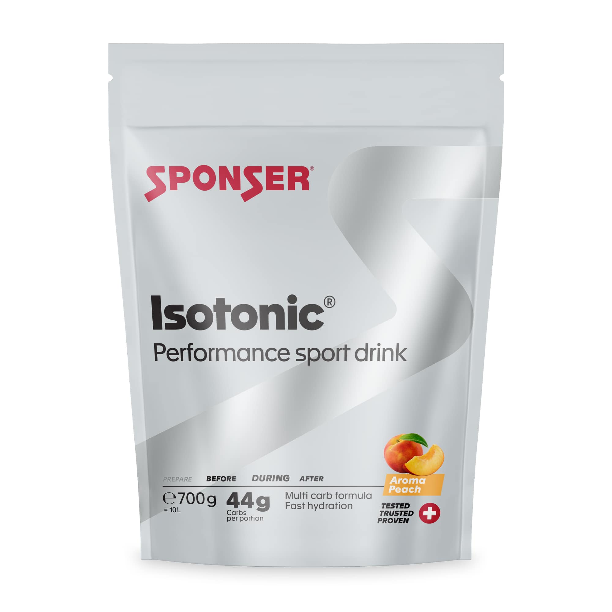 Sponser Isotonic Sportgetränkepulver Nachfüllbeutel (700 g)