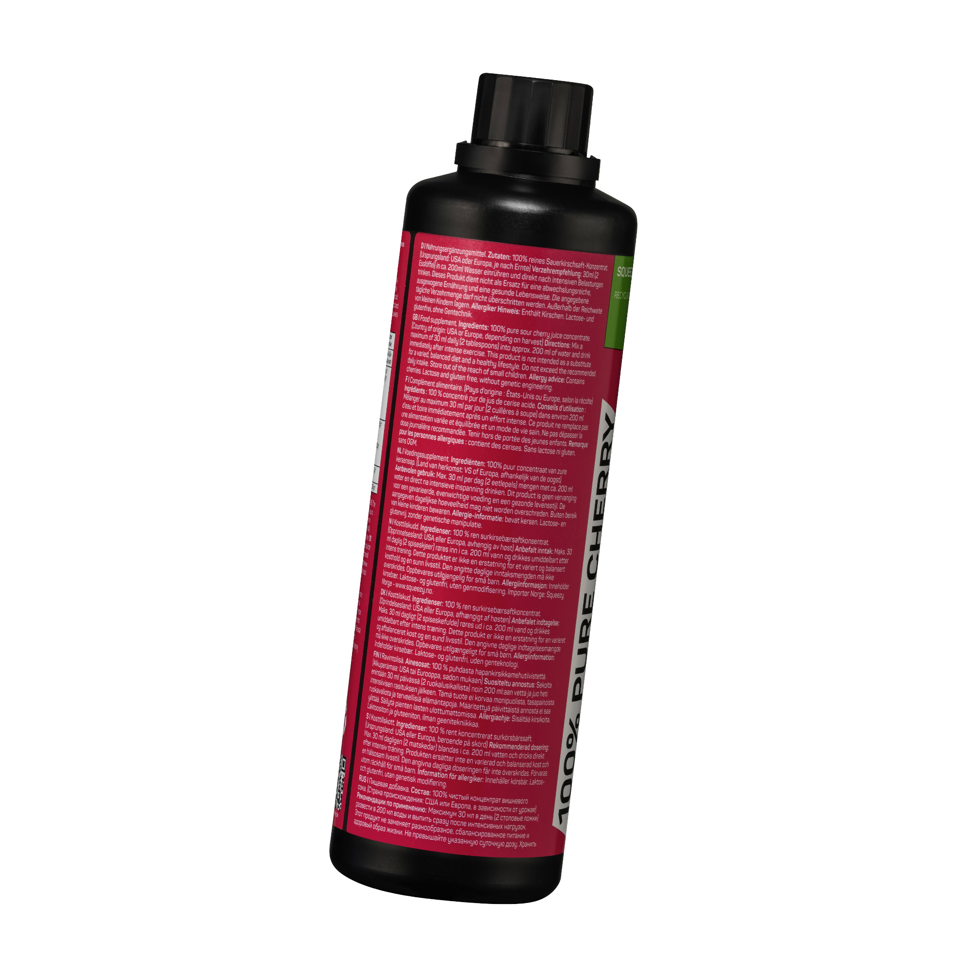 Squeezy 100% Pure Cherry Refiller Kirschsaftkonzentrat 500 ml
