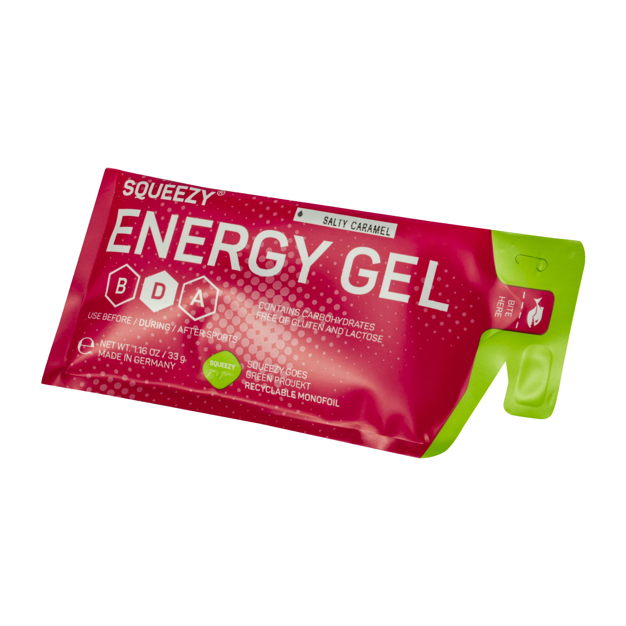 Squeezy Energy Gel vegan Box gemischt (12 x 33 g)