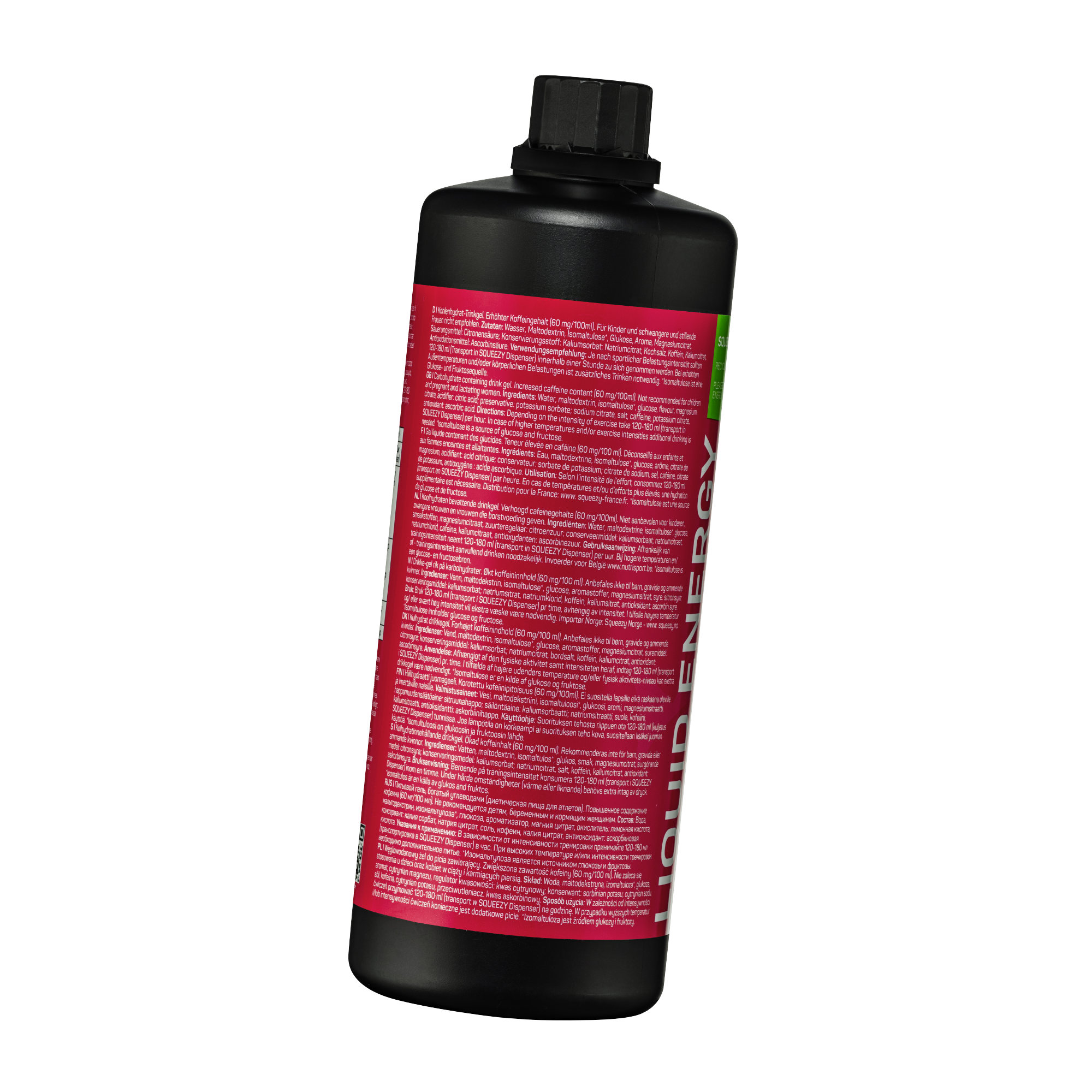 Squeezy Liquid Energy Gel vegan Refiller (1000 ml)