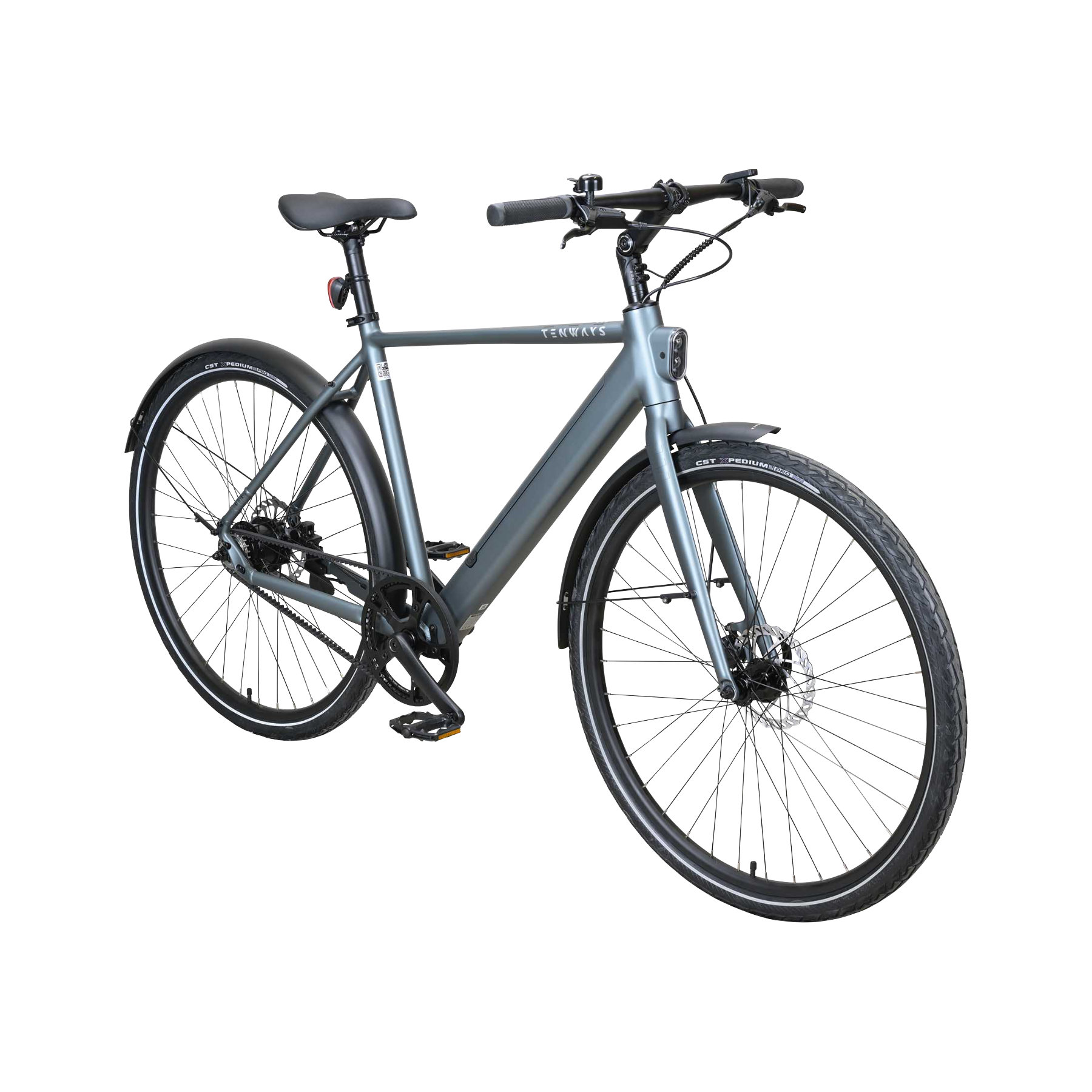 Tenways CGO 600 Pro E-Bike Urban Bike Herren 28" grau