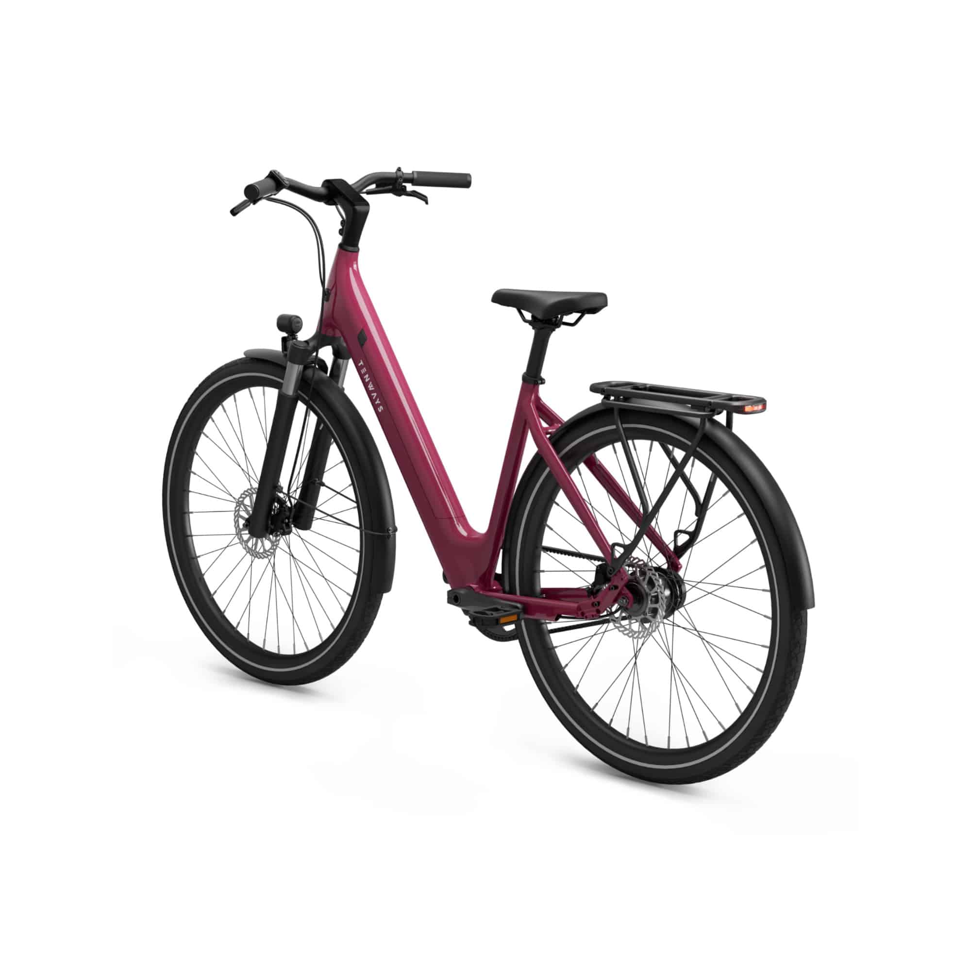 Tenways CGO 800 S E-Bike City Bike Tiefeinsteiger 28" pink