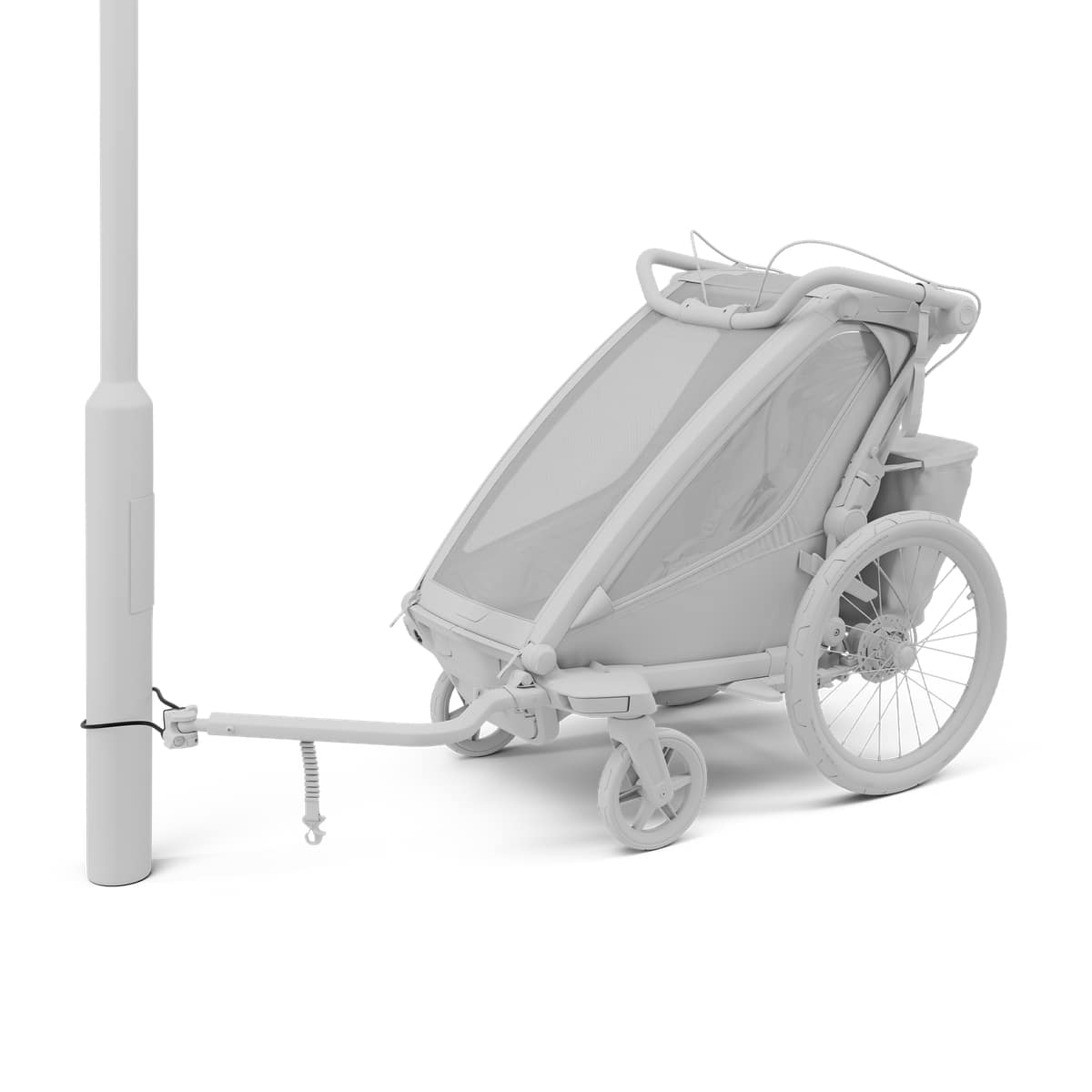 Thule ezHitch Locking Cable Fahrradanhänger-Verriegelungskabel