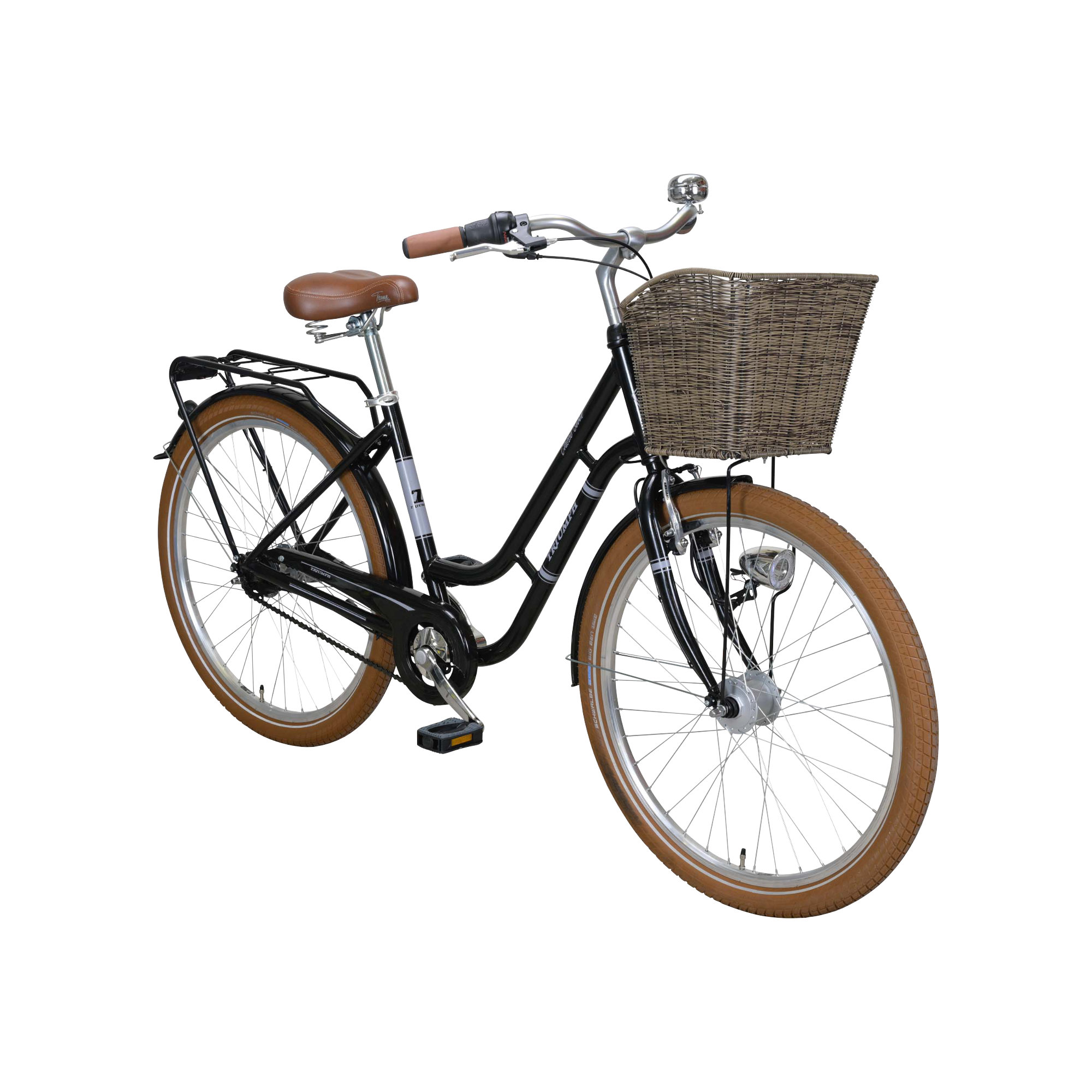 Triumph Classic Seven City Bike Tiefeinsteiger 26" schwarz