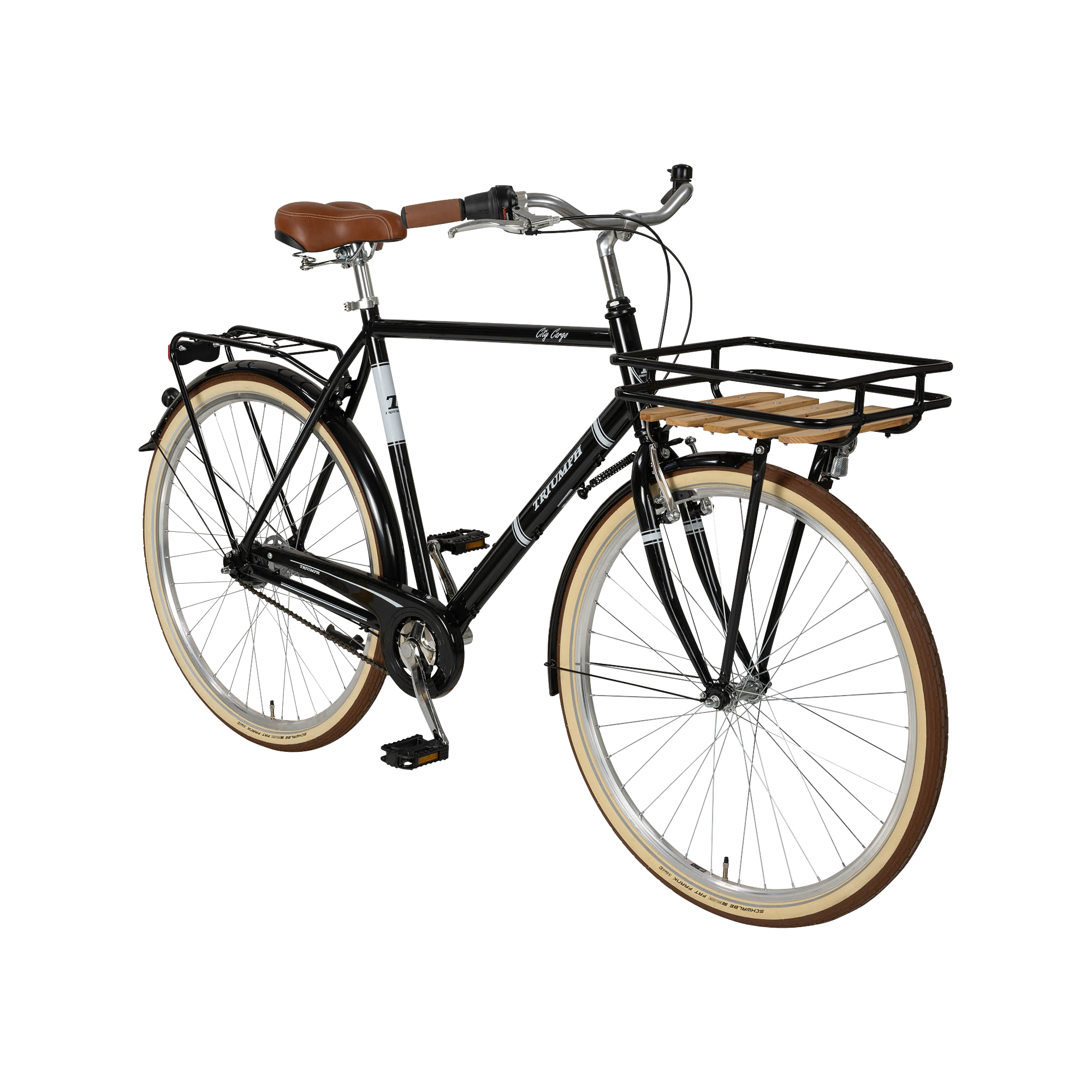 Triumph City Cargo RT 7 City Bike Herren 28" schwarz