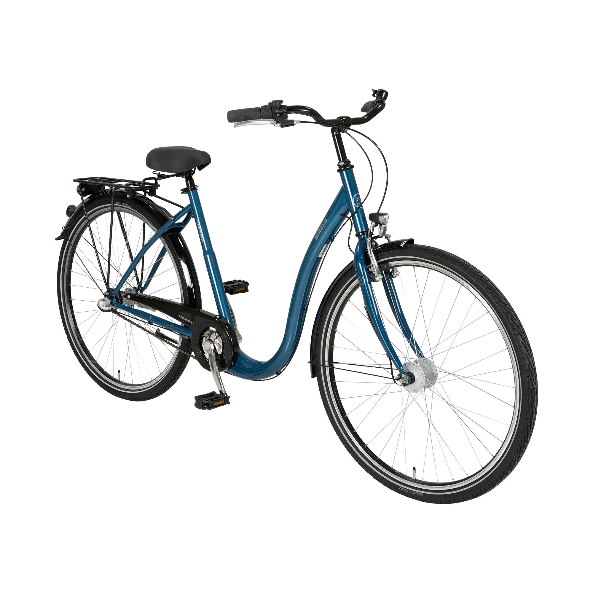 Triumph Ergo 3 City Bike Tiefeinsteiger blau