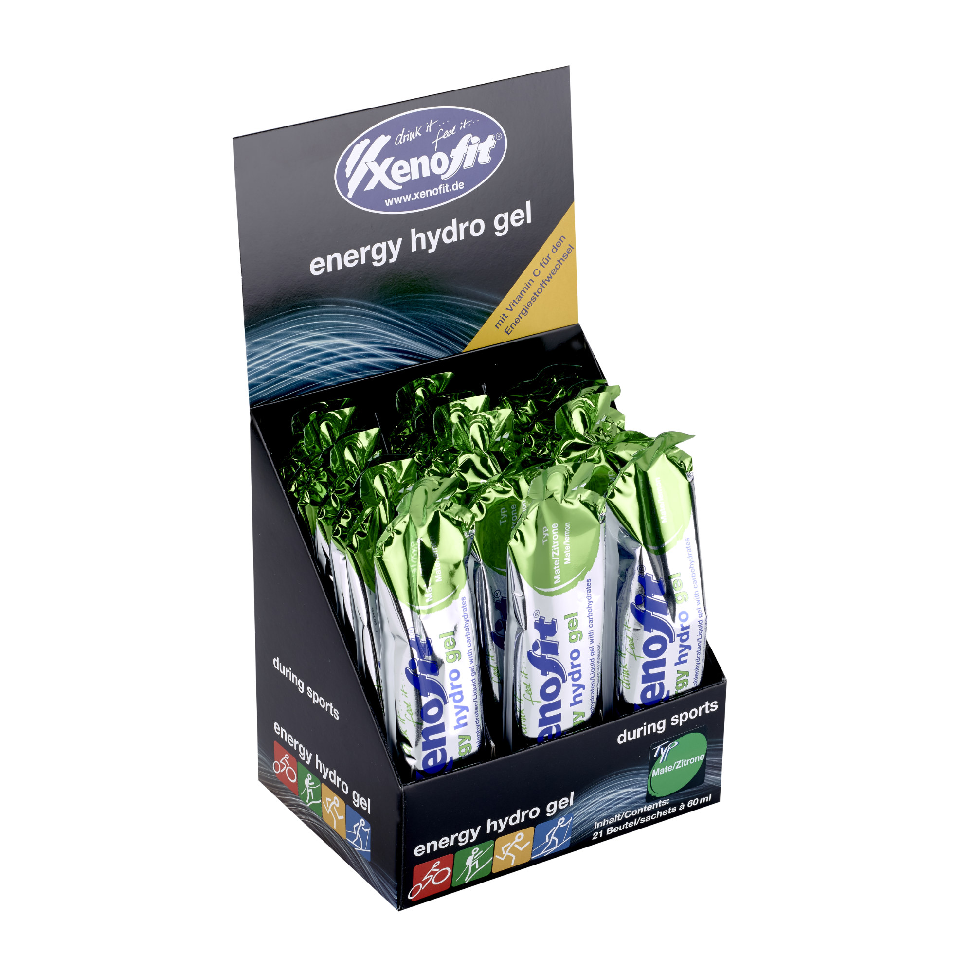 Xenofit Energy Hydro Gel Energy-Gel Box (21x60 ml)