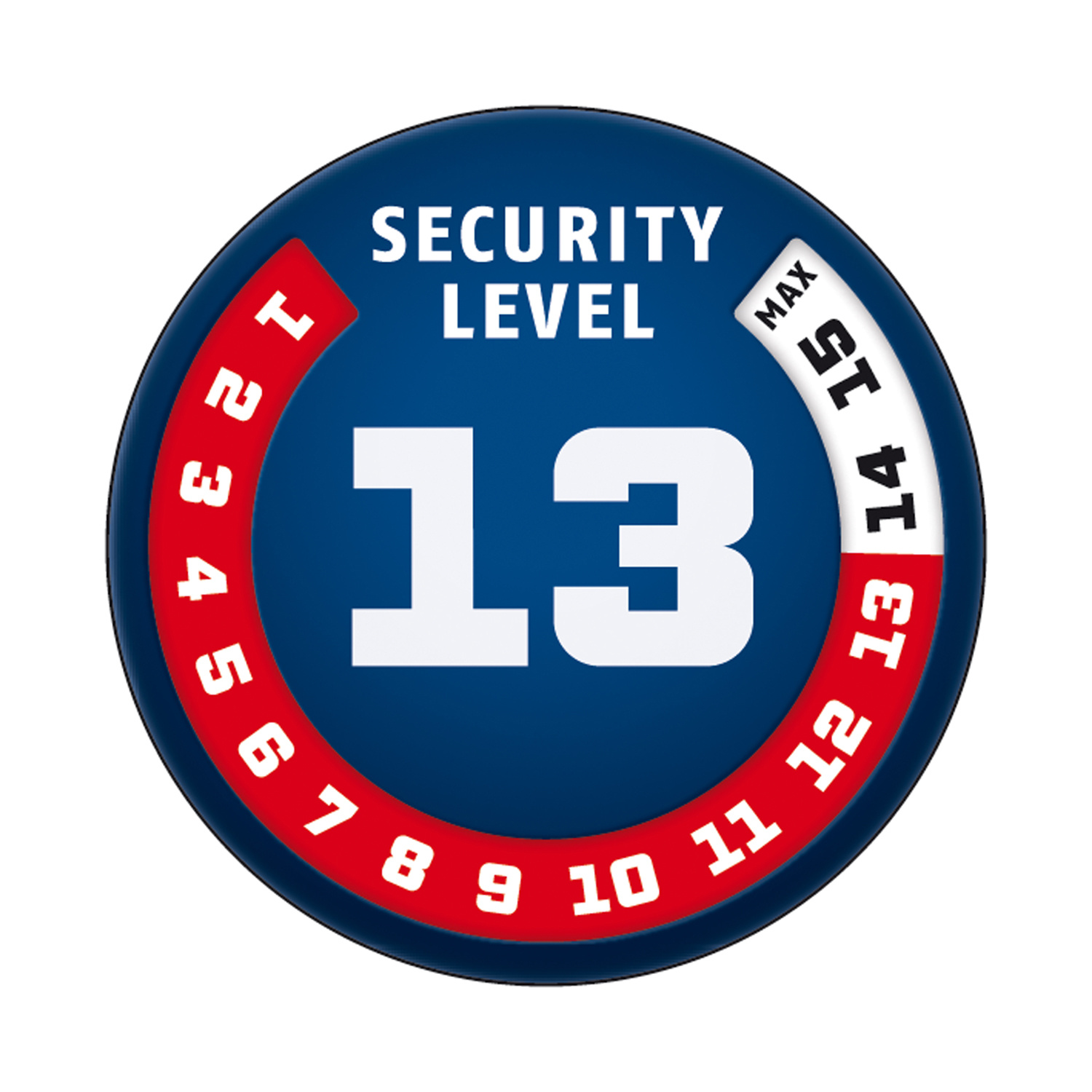 Abus IVY Chain 9210/140 Kettenschloss schwarz/rot