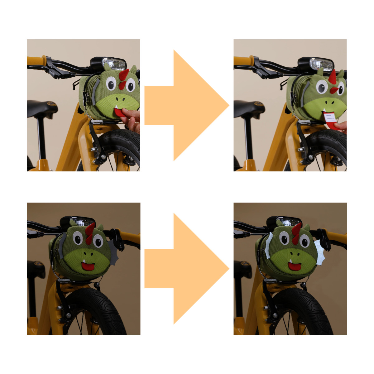 Affenzahn Bär Lenkertasche Kinder