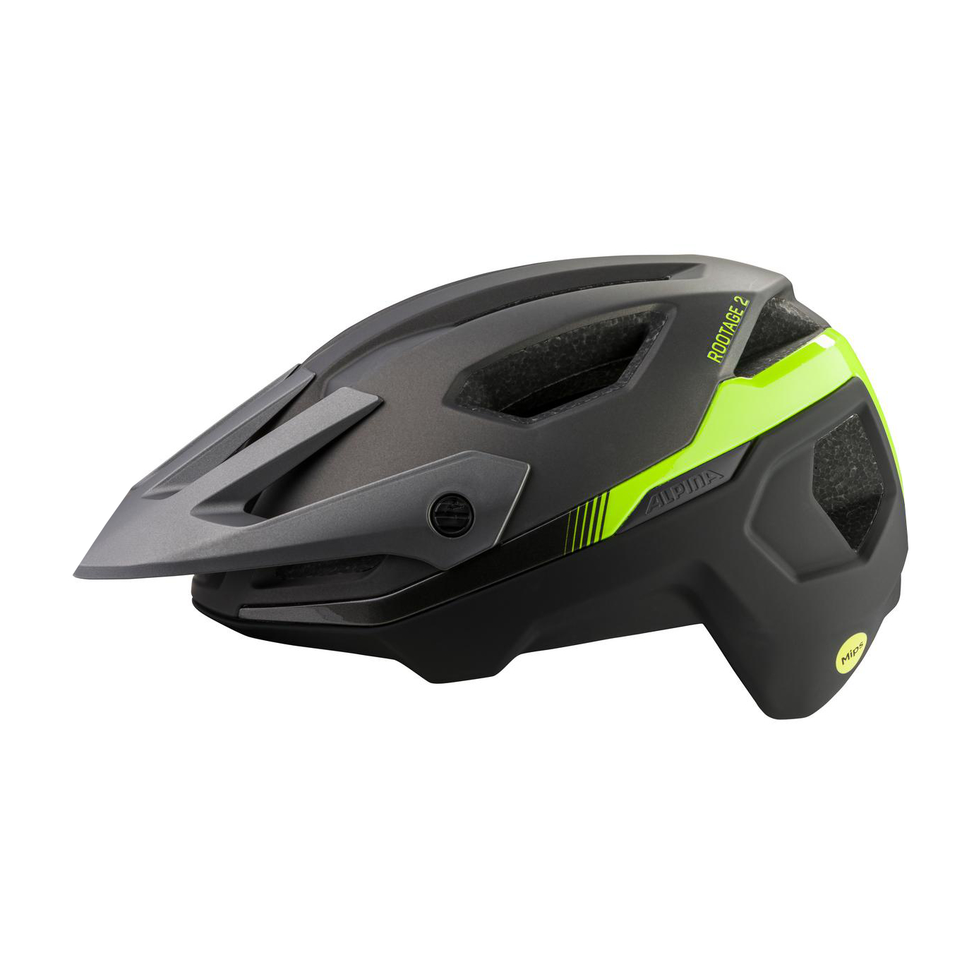 Alpina Rootage 2 MIPS Fahrradhelm MTB schwarz neon