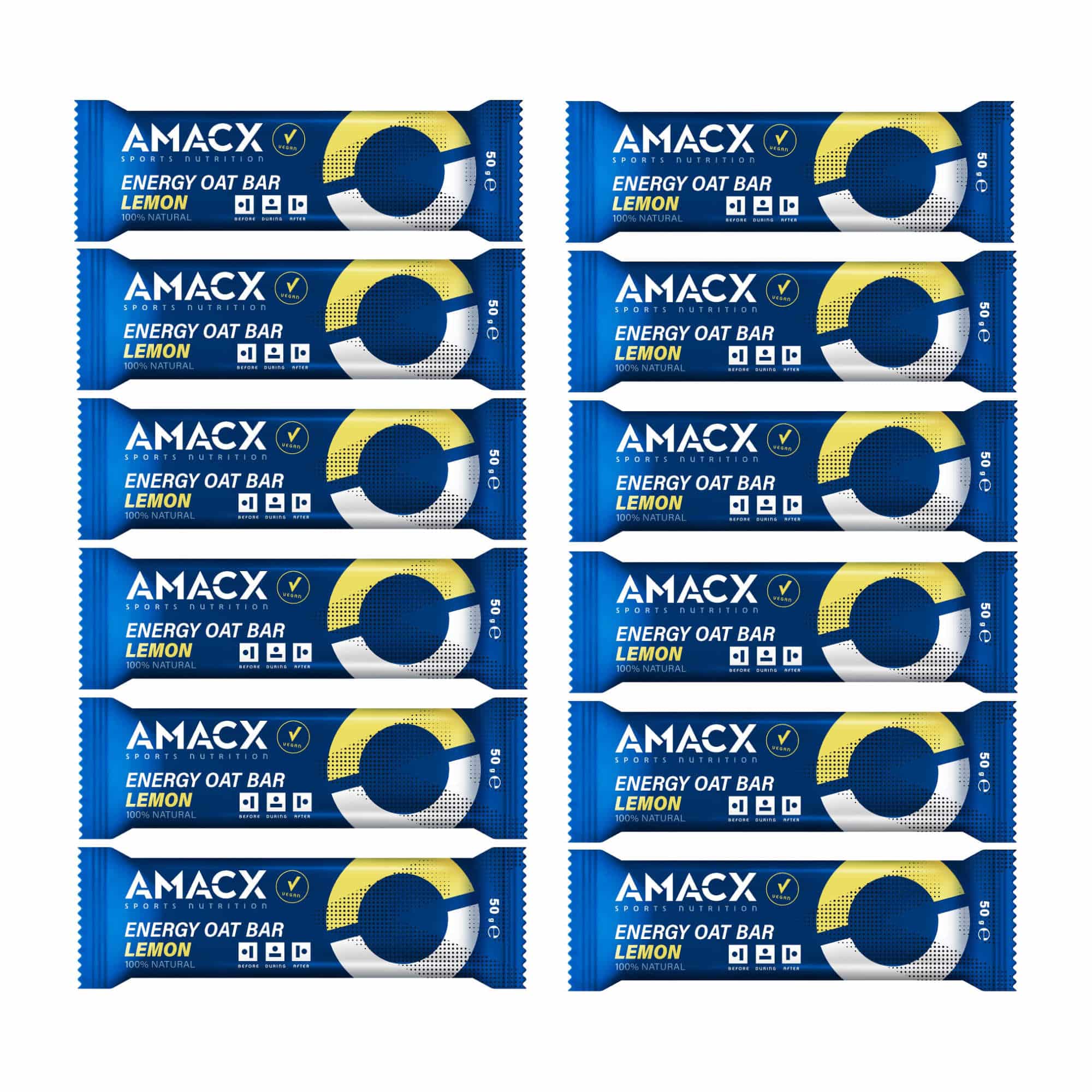 AMACX Energy Oat Bar Energieriegel Box 12 x 50 g