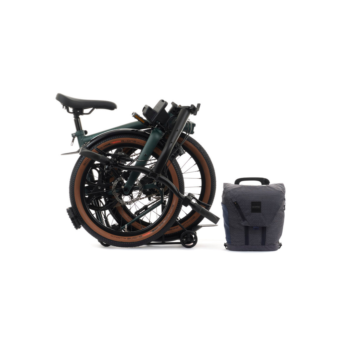 Brompton Electric G-Line G4 E-Bike Faltrad 20" grün
