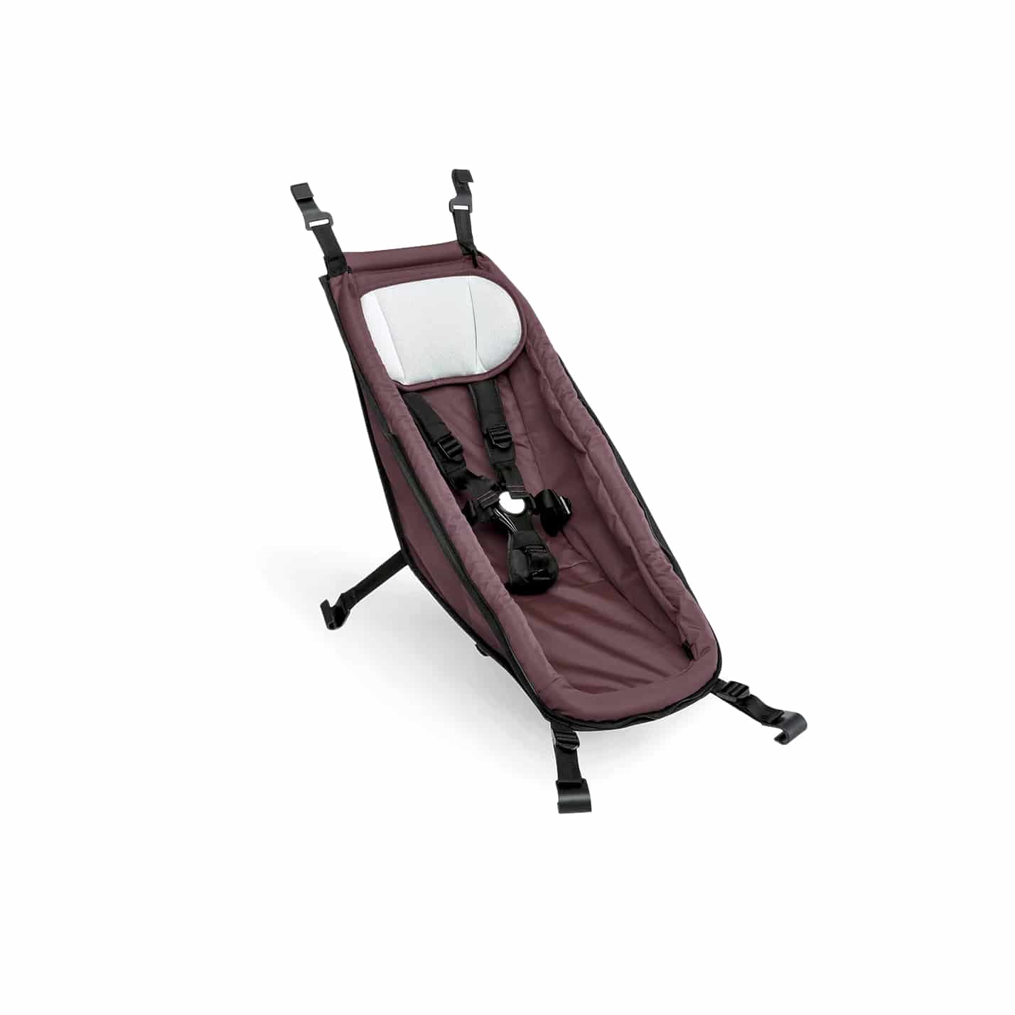 Croozer Kid Vaaya 2 Allseason Geschwisterbundle Kinderanhänger rot