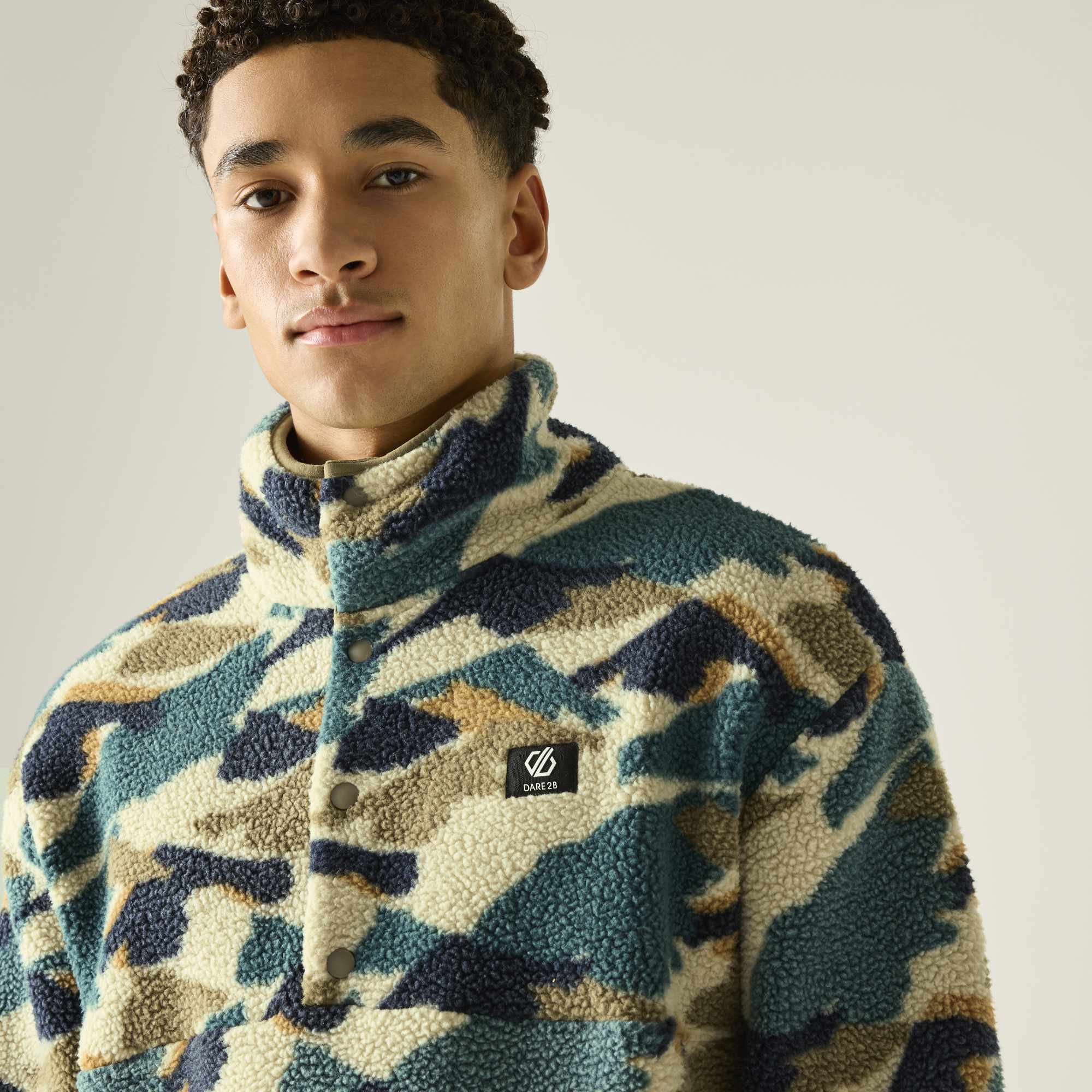 Dare2B Printed Fleece Pullover Herren